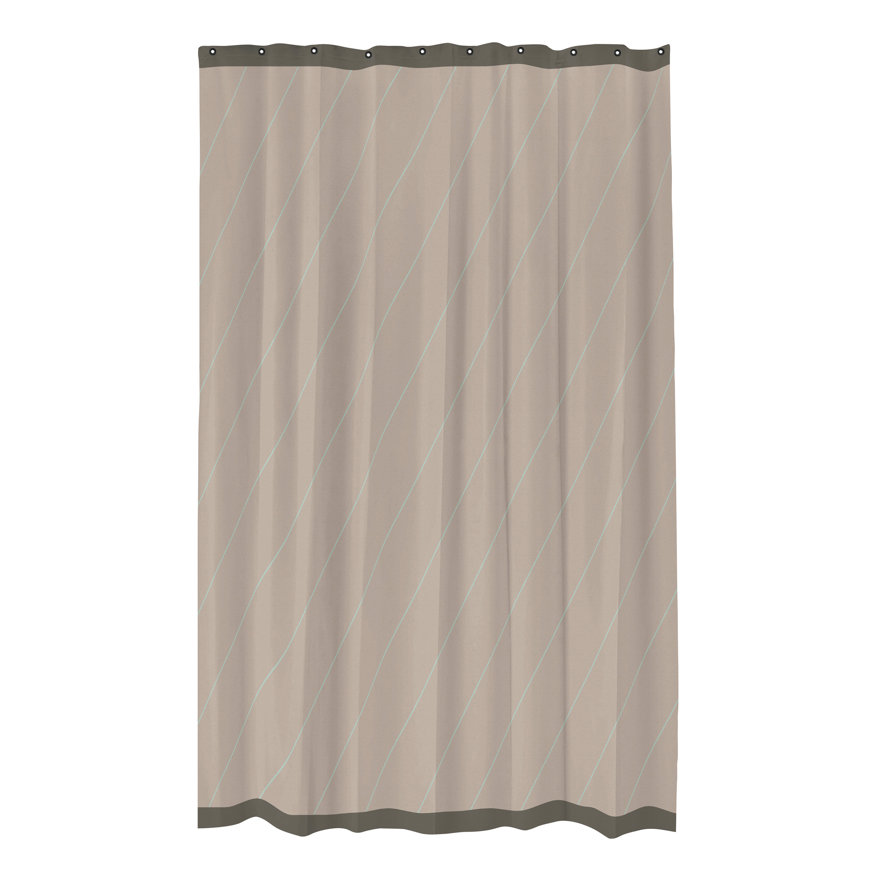 Mette Ditmer - Subtle Duschdraperi Mint 150x200 - Grön