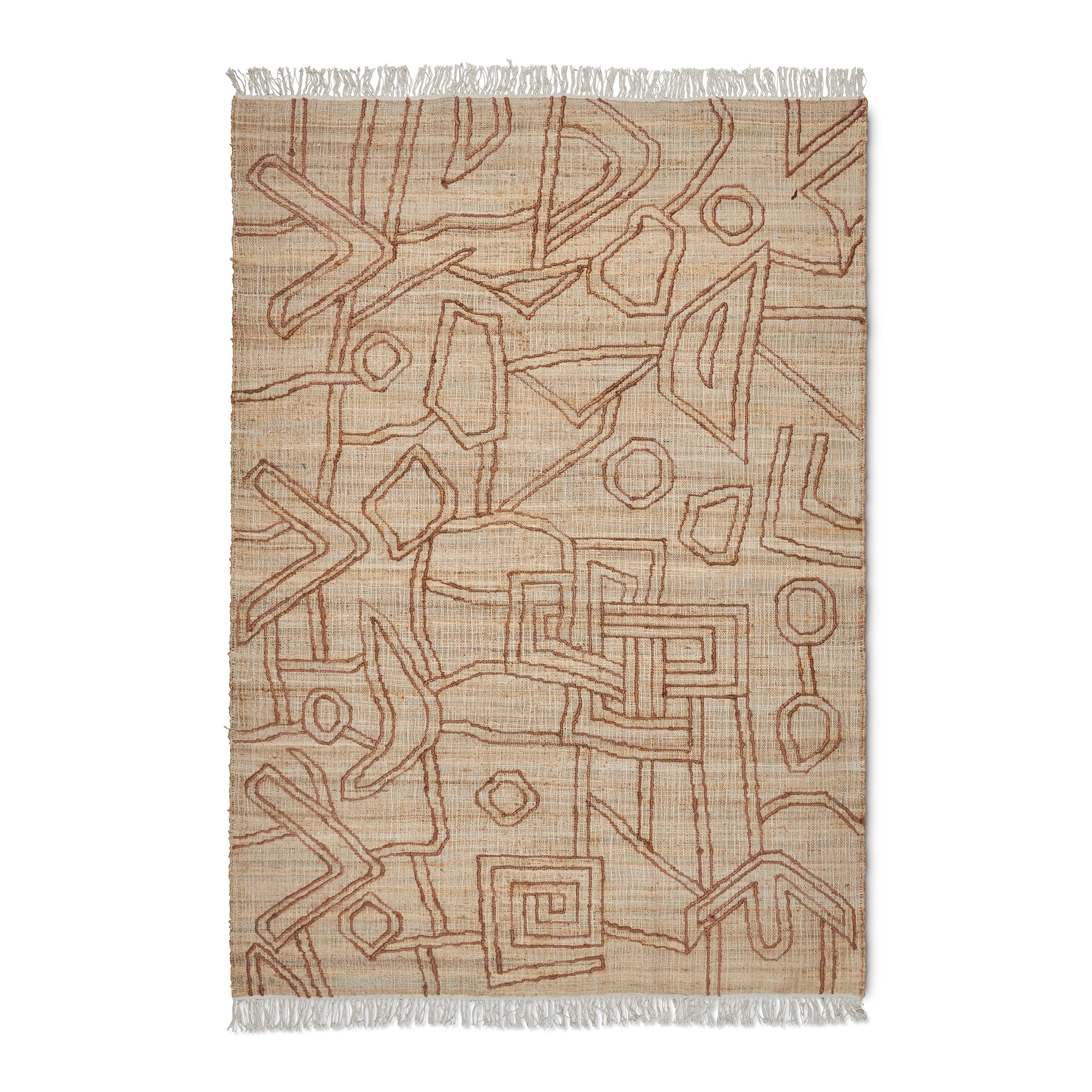 Jakobsdals - Kiana Juuttimatto Beige/ruskea 200x300 - 90% Jute, 10% Bomull - Juutti- ja Sisalmatot