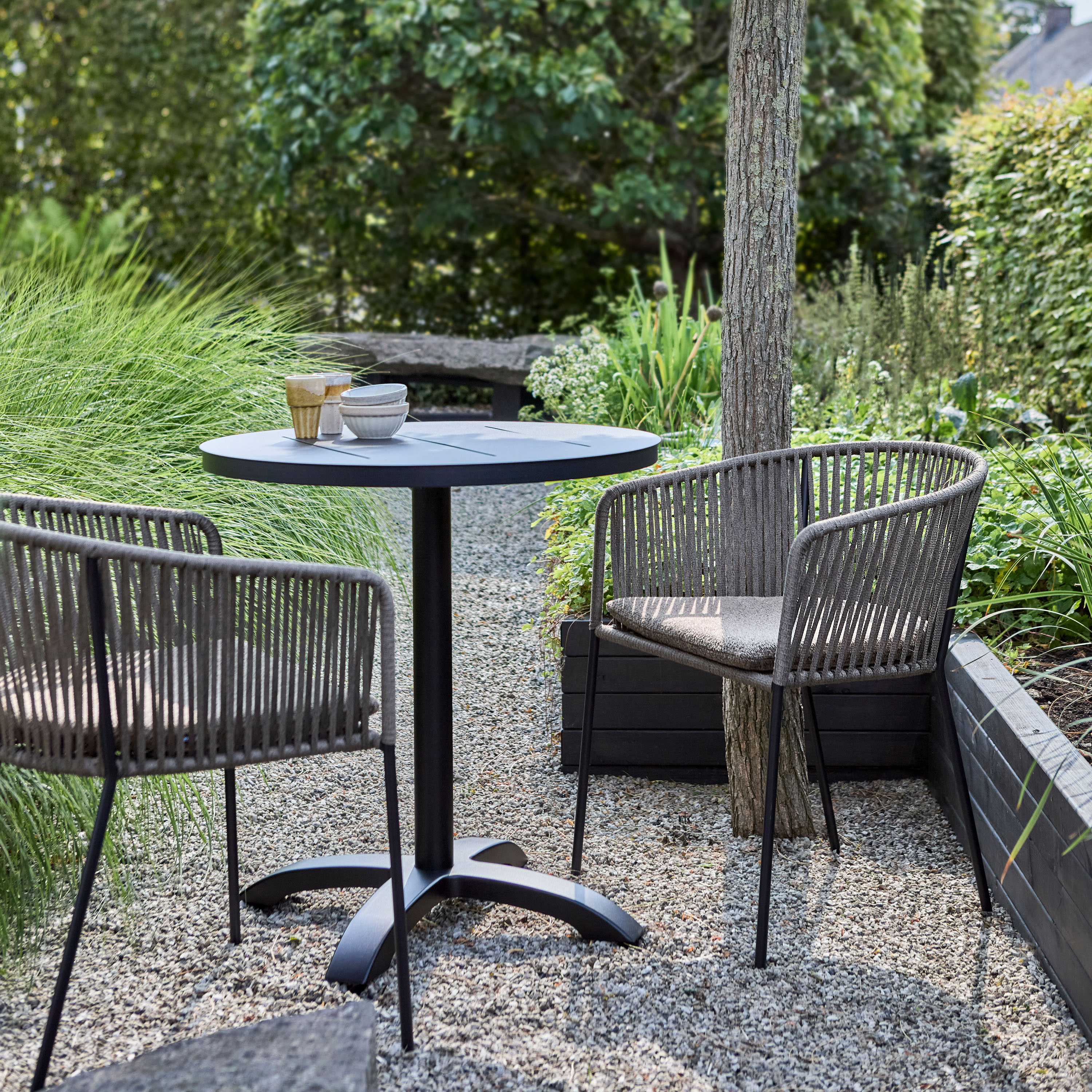 Brafab Piatto Karmstol Black/Raw Peanut