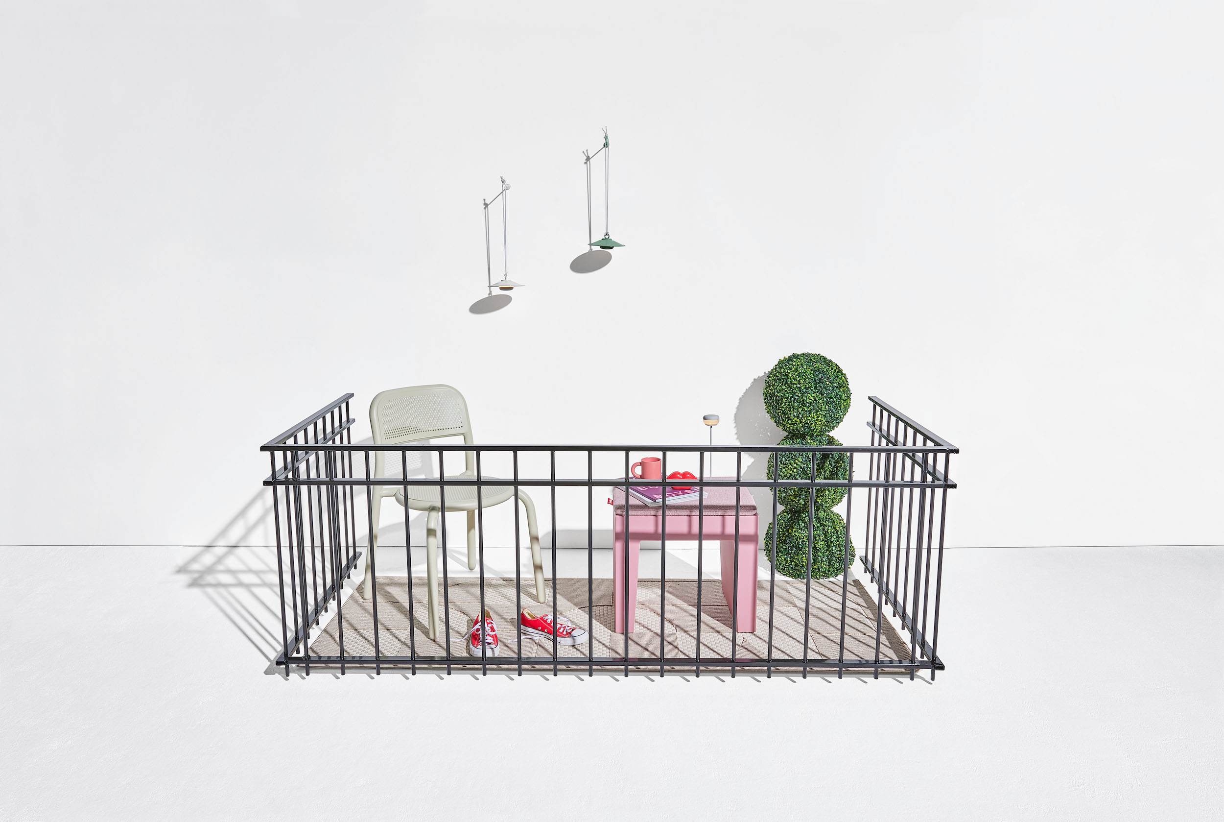 Fatboy Carpretty Catwalk Outdoor Teppich Jigsaw Cream/White 80x200