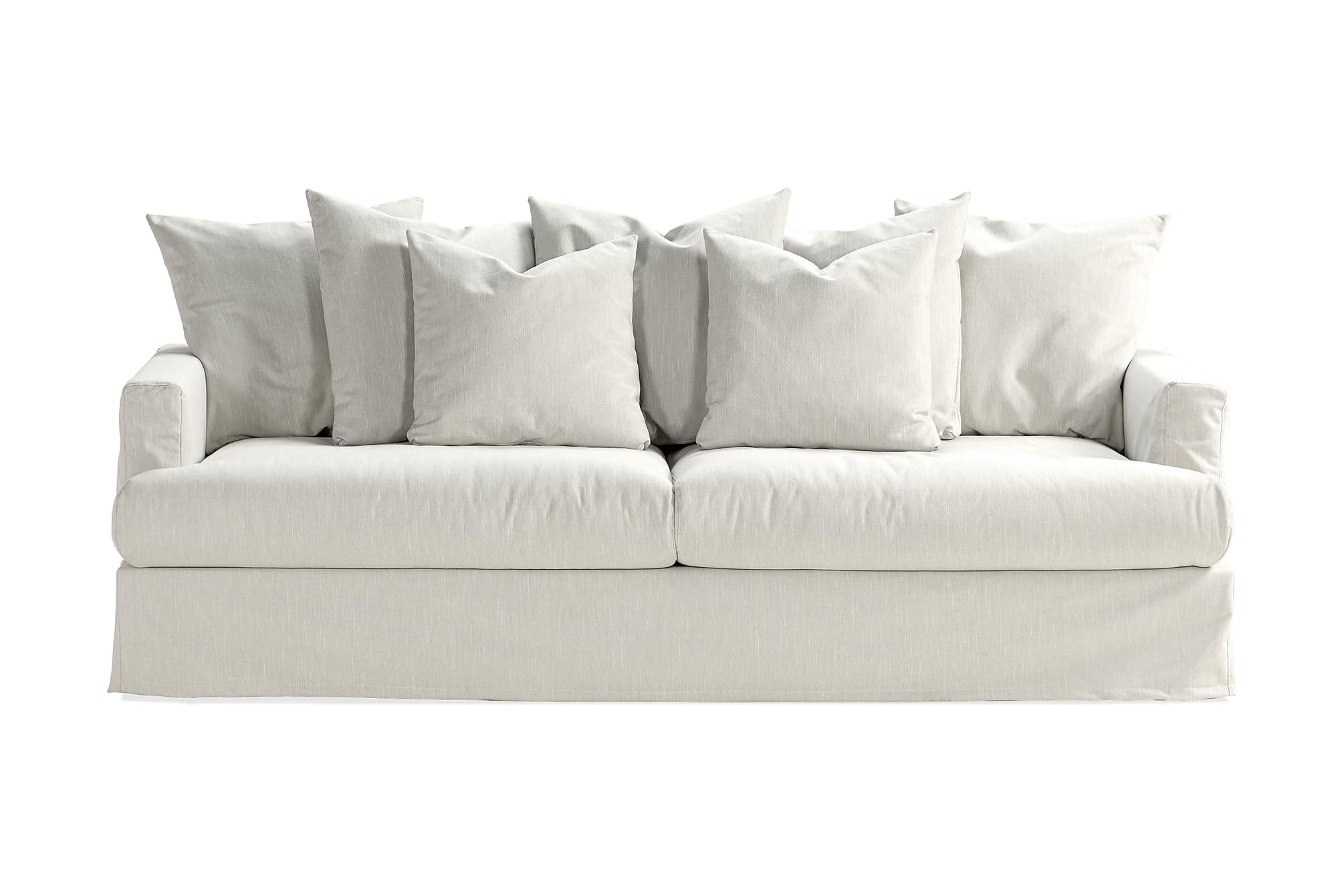 Nordic Home - Hilde 4-sits Soffa Linne Beige
