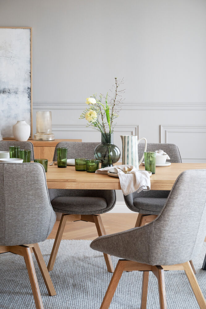 Rowico Home Alison Matstol Mörkbeige/Ek