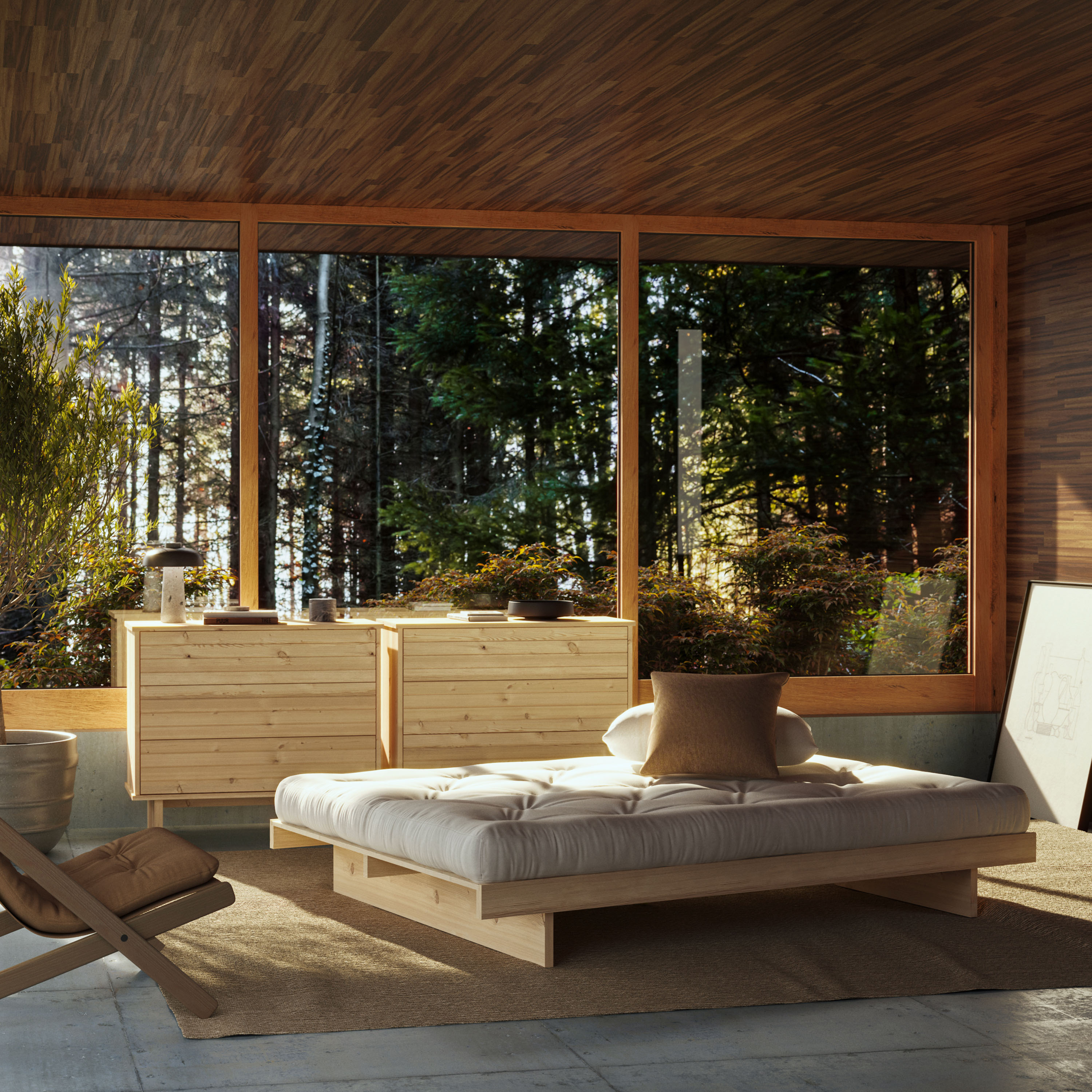Karup Design Kanso Bed Frame Raw 180cm