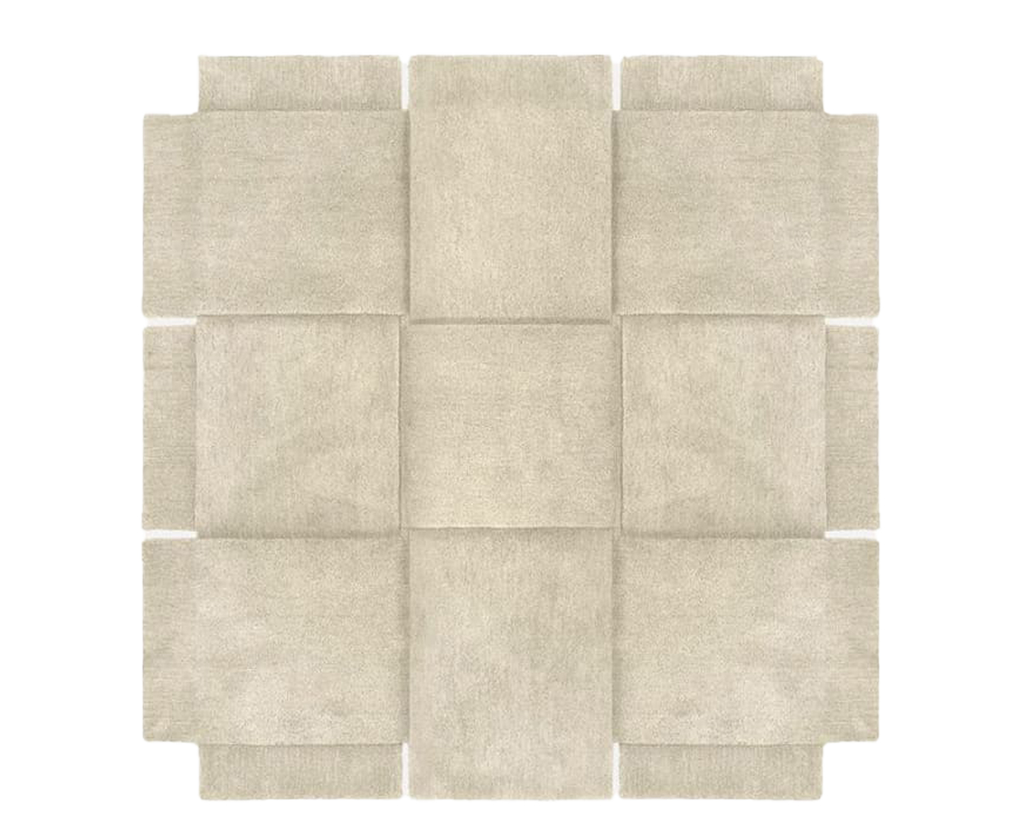 Basket Ullmatta Beige 180x180