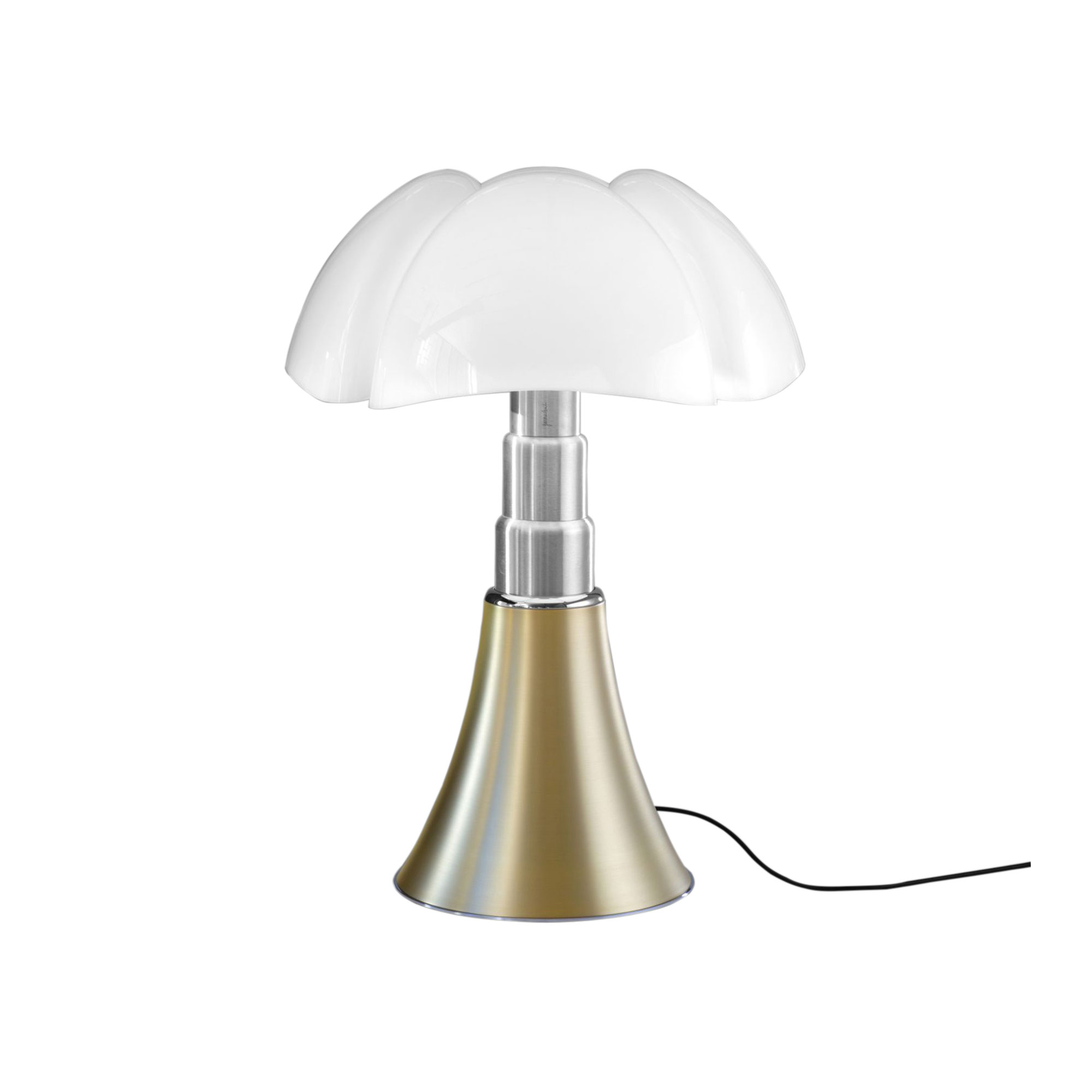 Martinelli Luce - Pipistrello Mini Pöytävalaisin himmennettävä LED Luonnonvärinen Messinki Kullanvärinen - Aluminium - Pöytävalaisimet