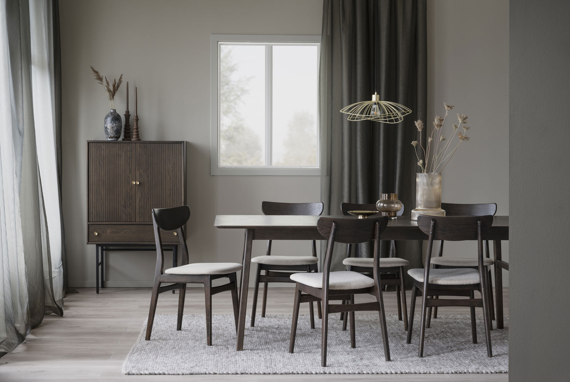 Rowico Home Rodham Matstol Brun/Beige