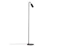 Curve Golvlampa Matt Svart 146cm