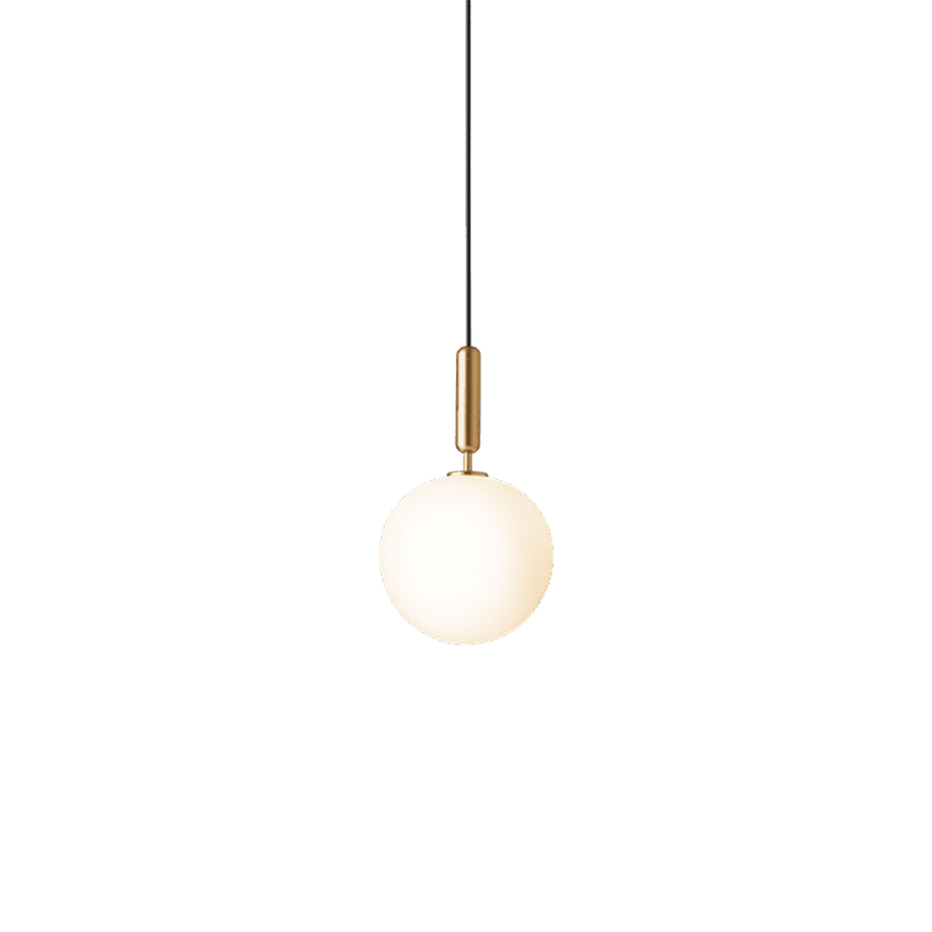 Nuura Miira 1 Taklampa Brass/Opal Ø20