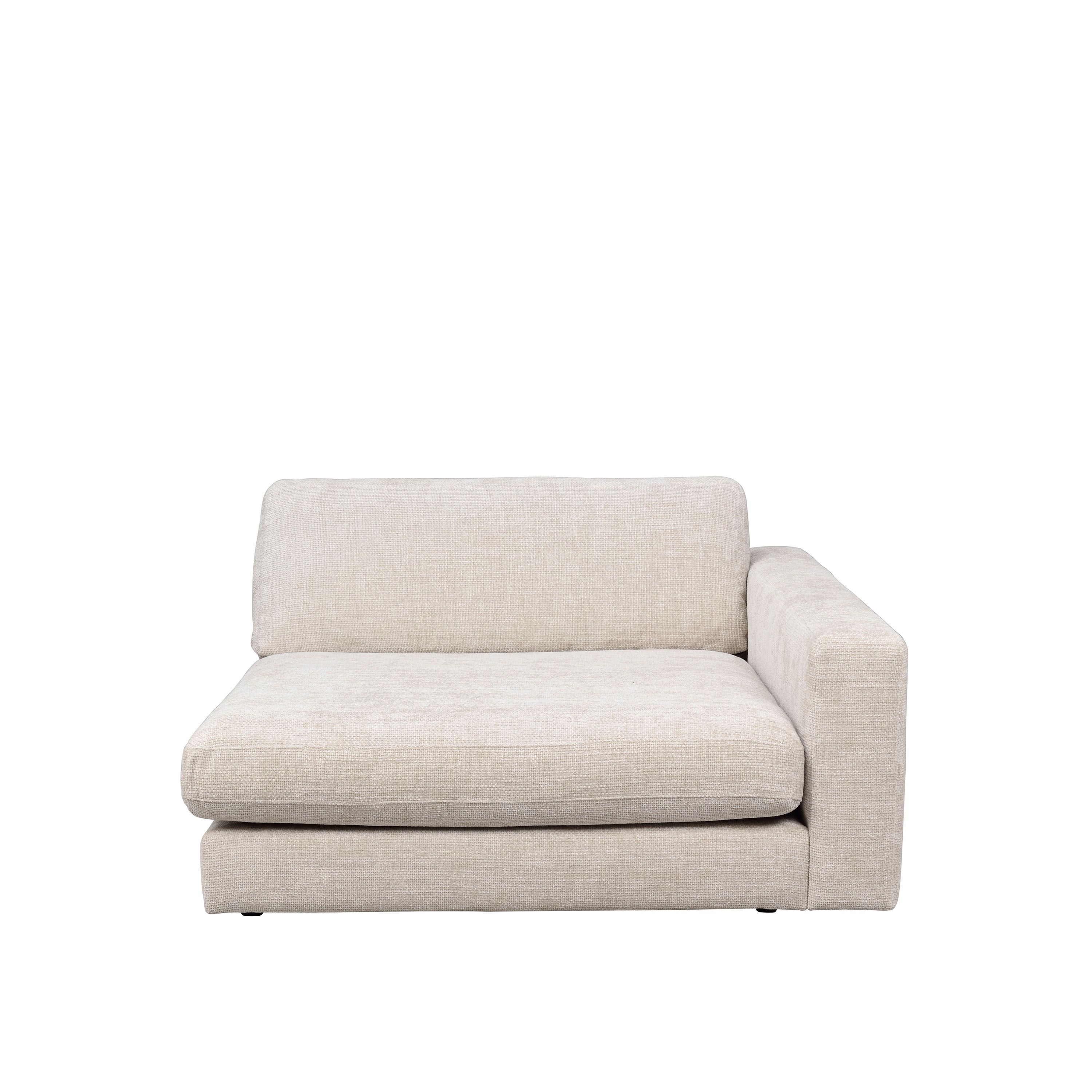 Duncan 1.5-sits Modul Schäslong Höger Ljusgrå
