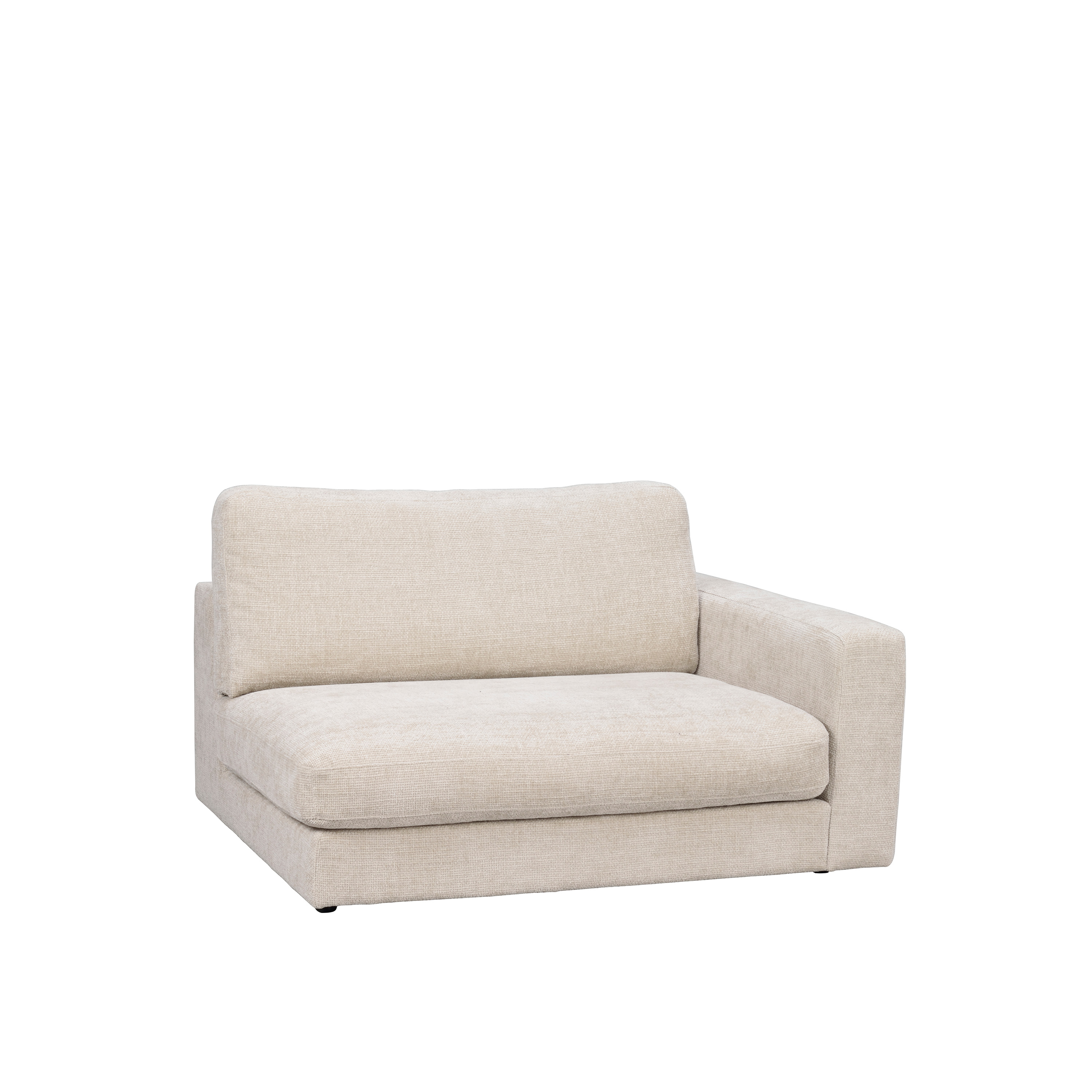 Duncan 1,5-Sitzer Rechtes Modul Hellgrau