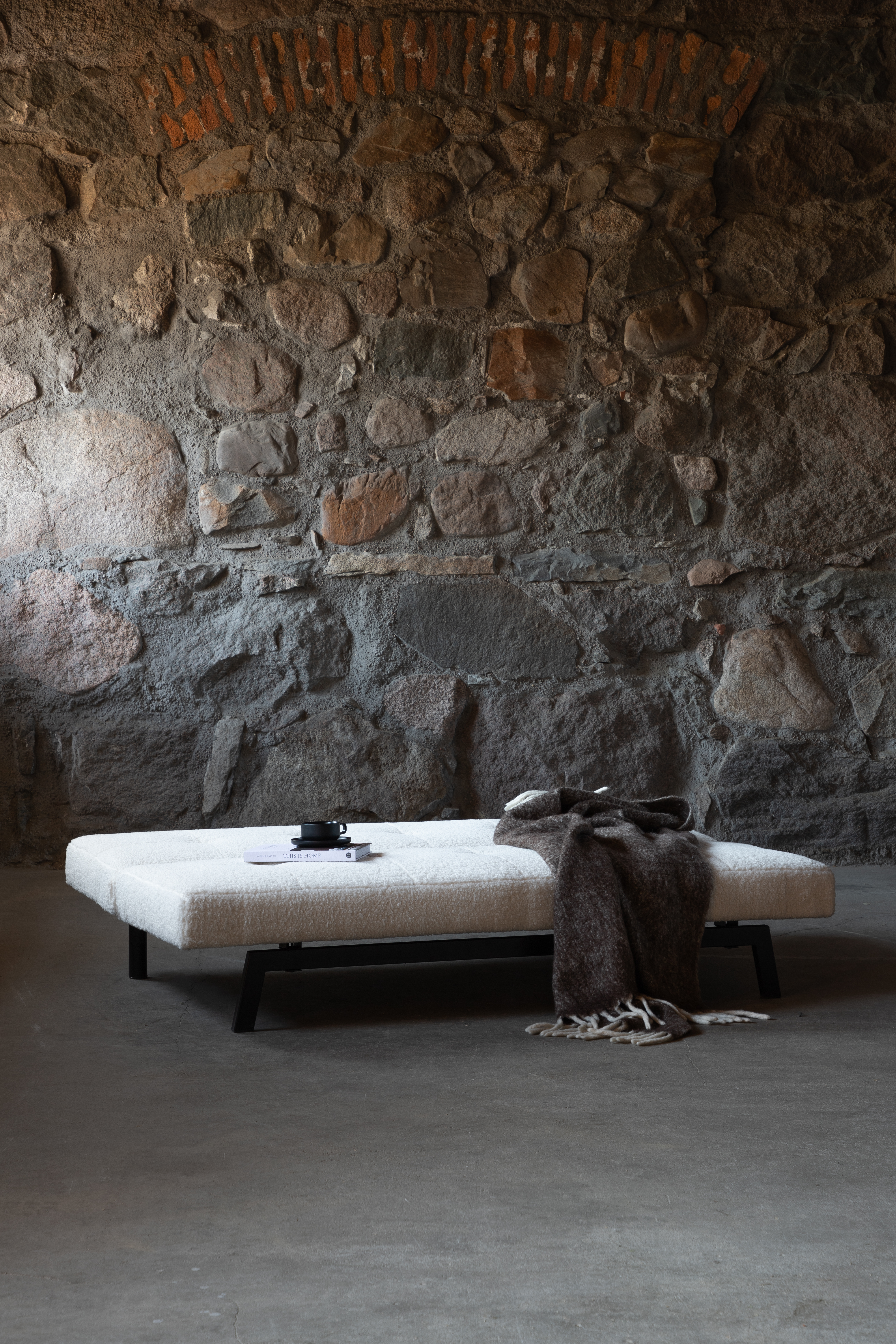 Venture Home Madison Bäddsoffa Teddy Vit