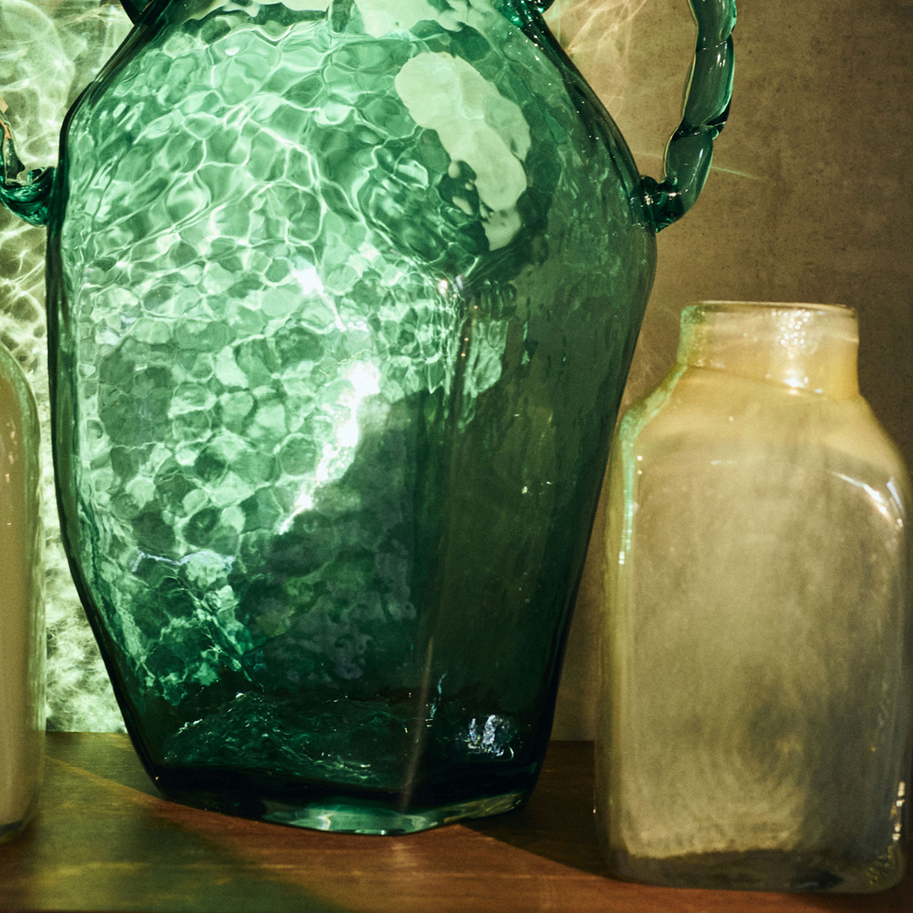 HKliving Atelier Glasvas Pale Green Small