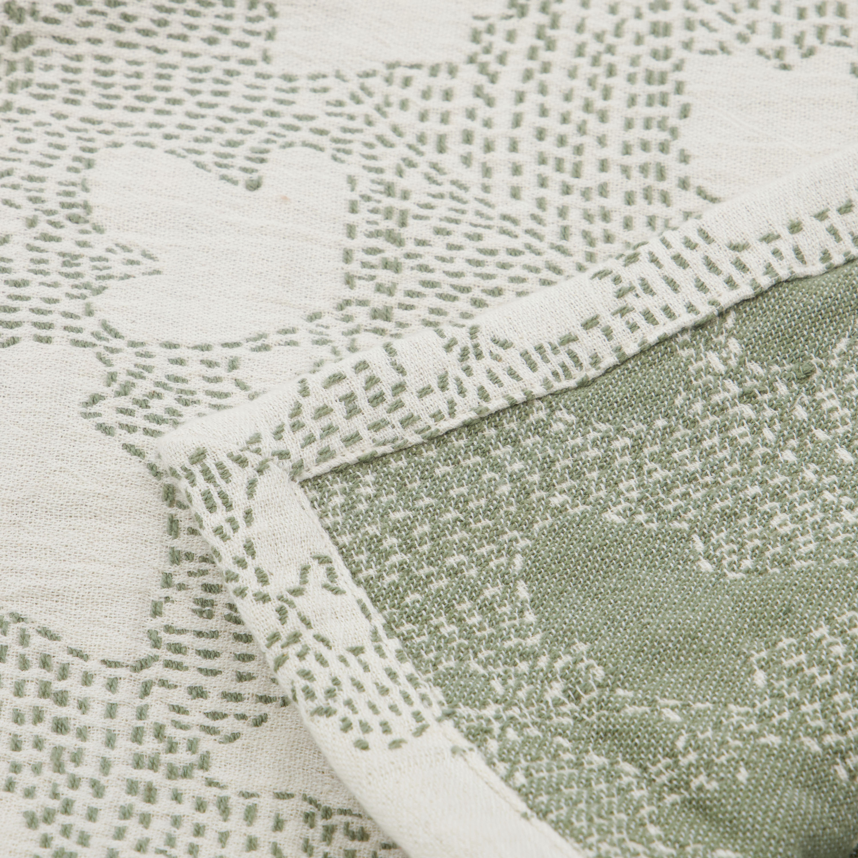 House Doctor Mori Päiväpeite Off‑White/Khaki 250x250