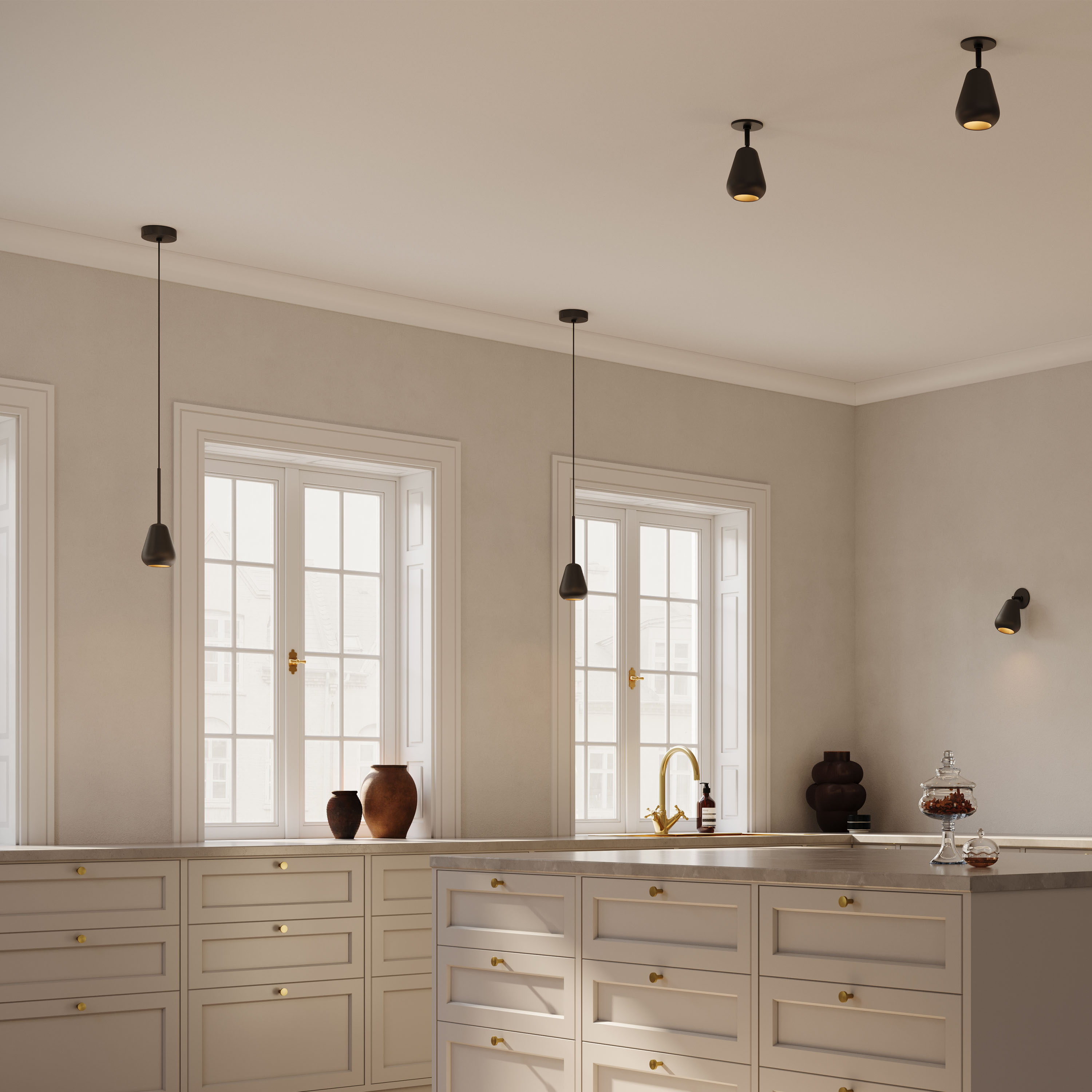 Nuura Anoli Spot Surface Vägg-/taklampa Black