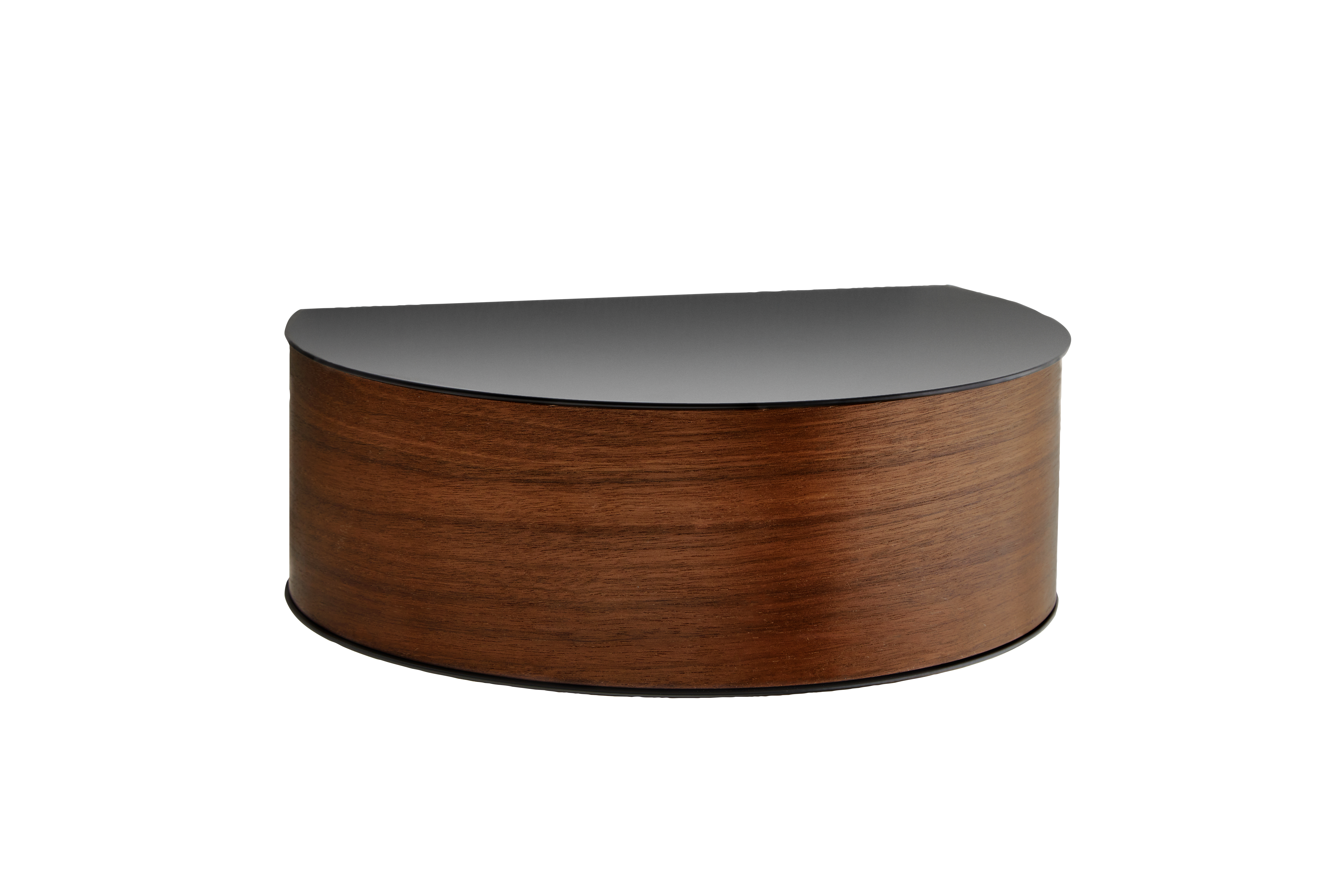 Wallie Vägghängd Hylla Black/Walnut