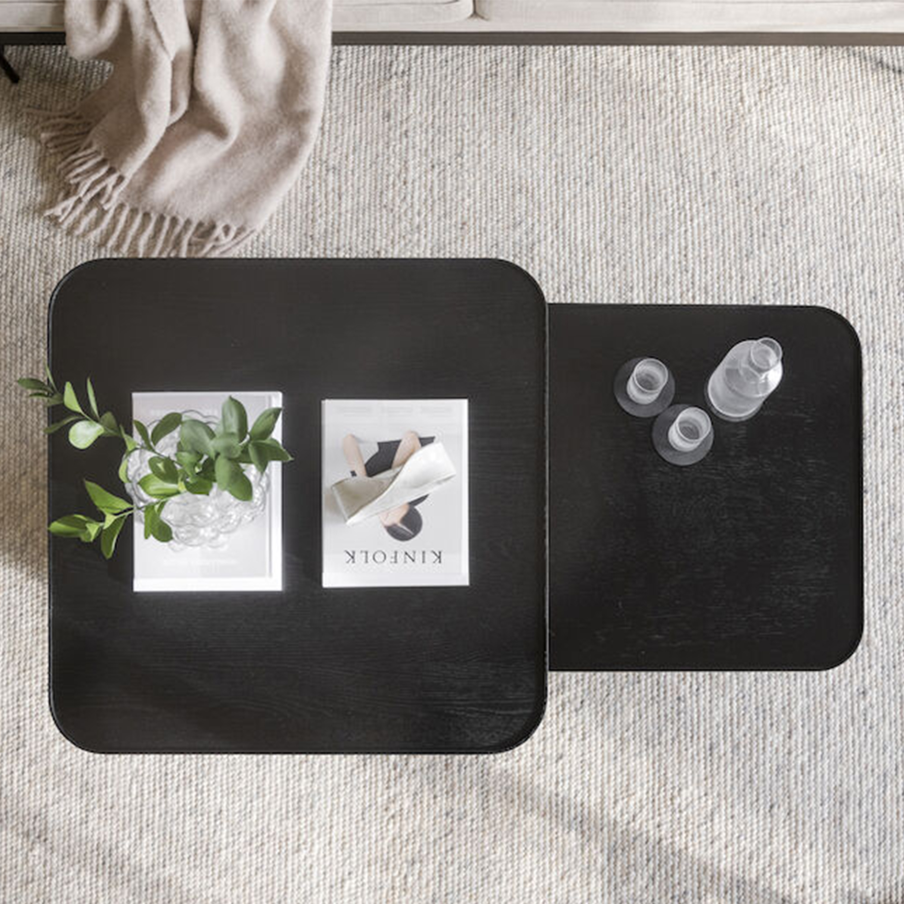 Rowico Home Sullivan Soffbord Svart 60x60