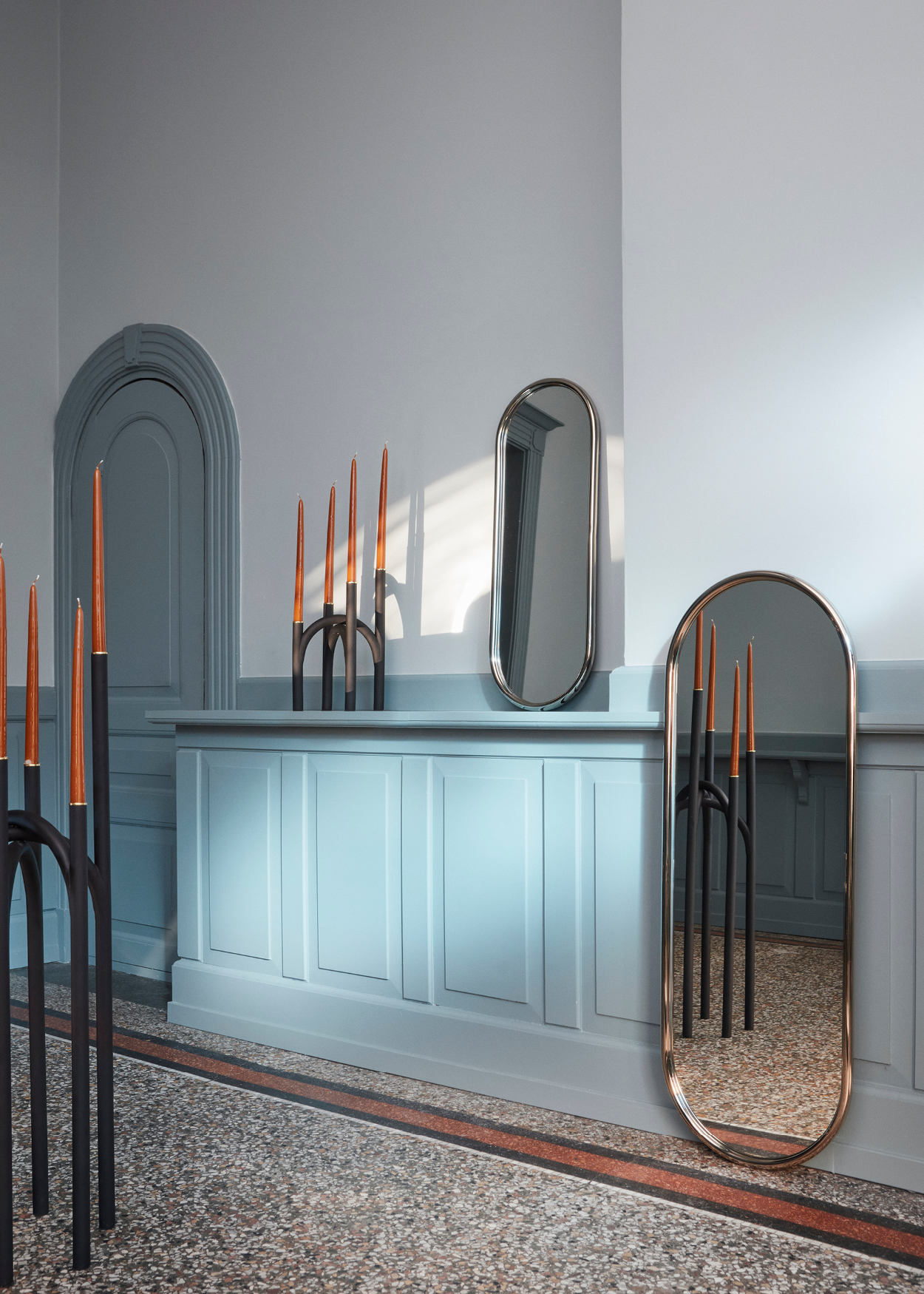 AYTM Angui Spiegel Silber 39x108