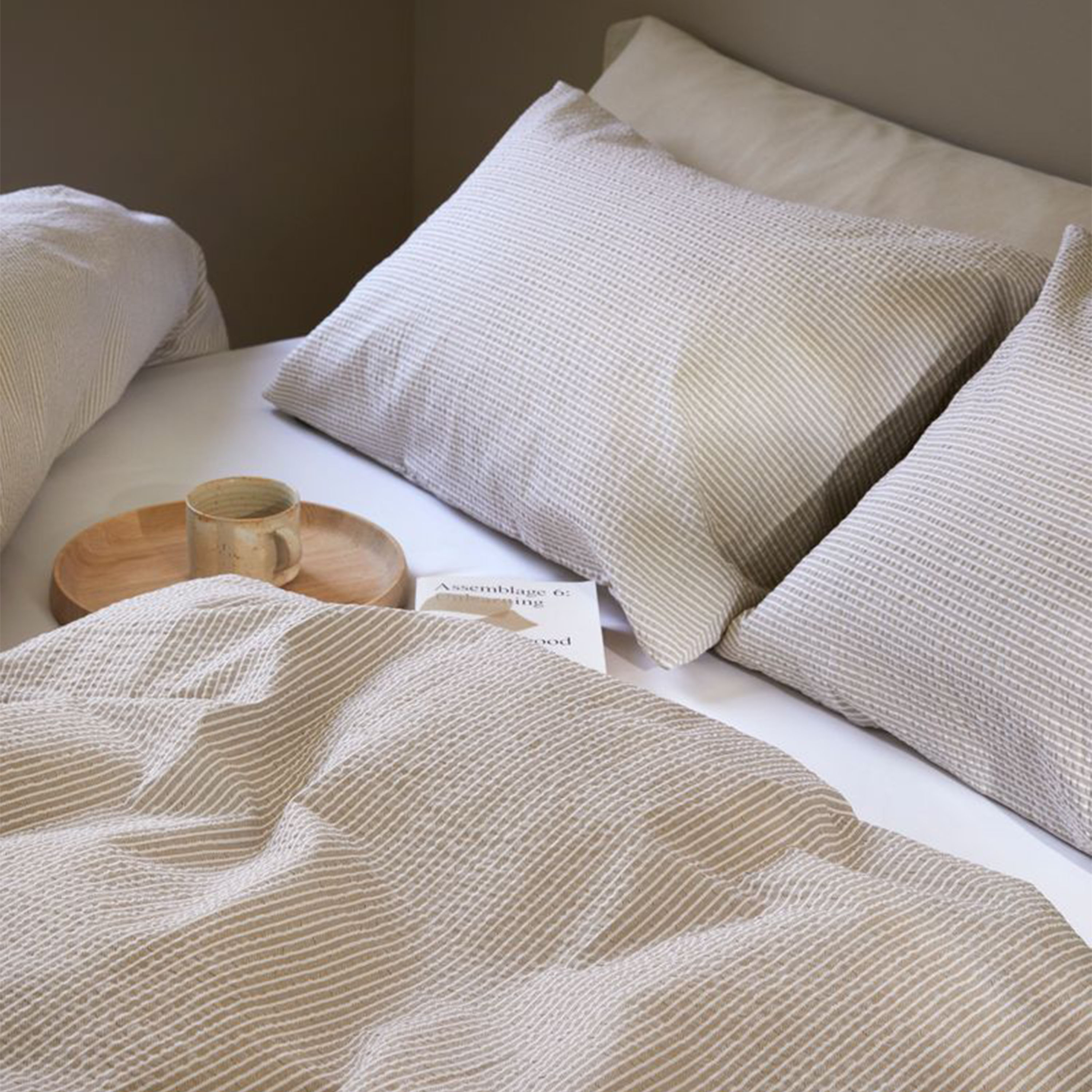 Høie Lykke 2-del Påslakanset Krepp Mullvad