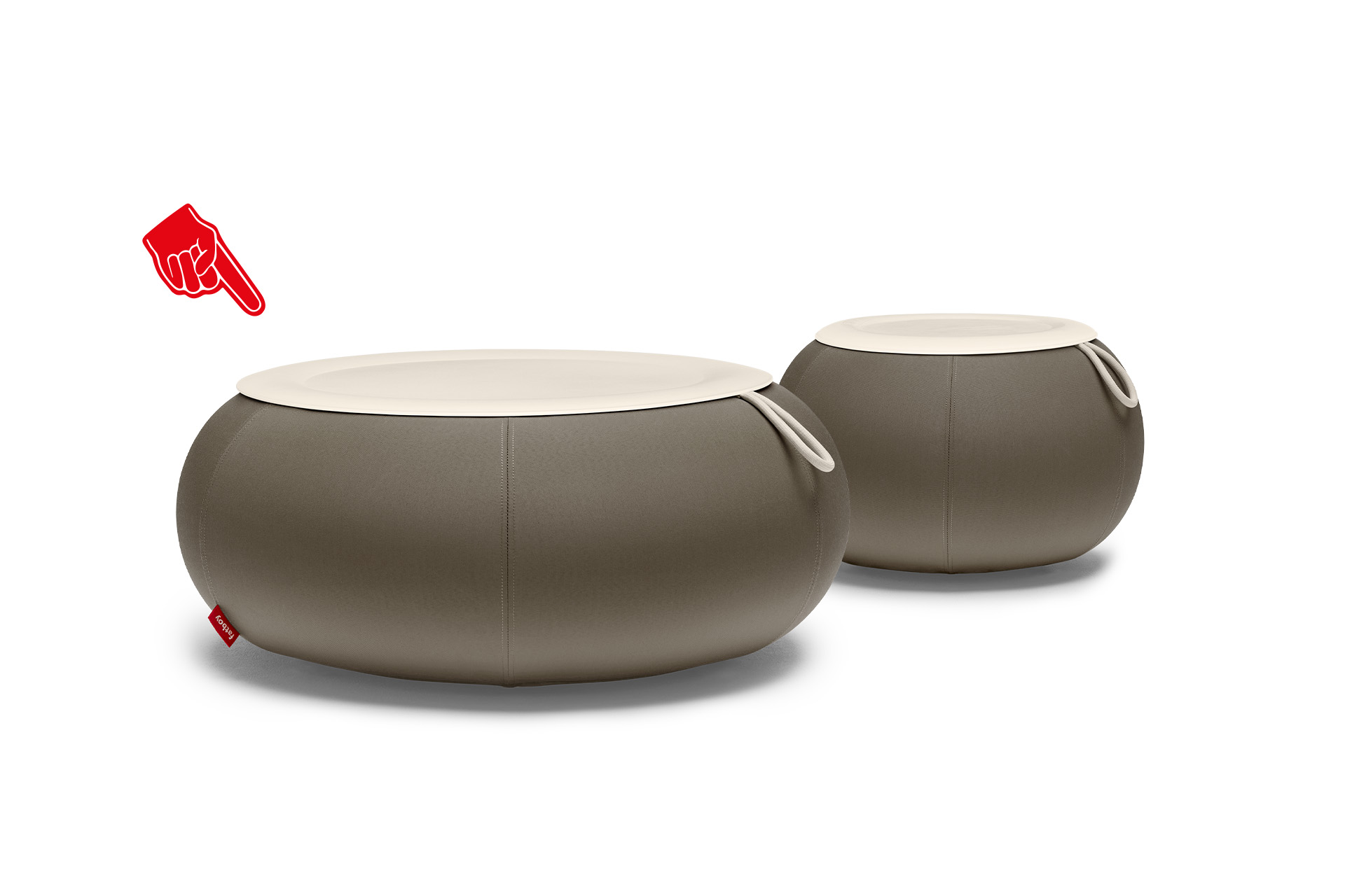 Fatboy Dumpty Outdoor Soffbord Ash Ø87