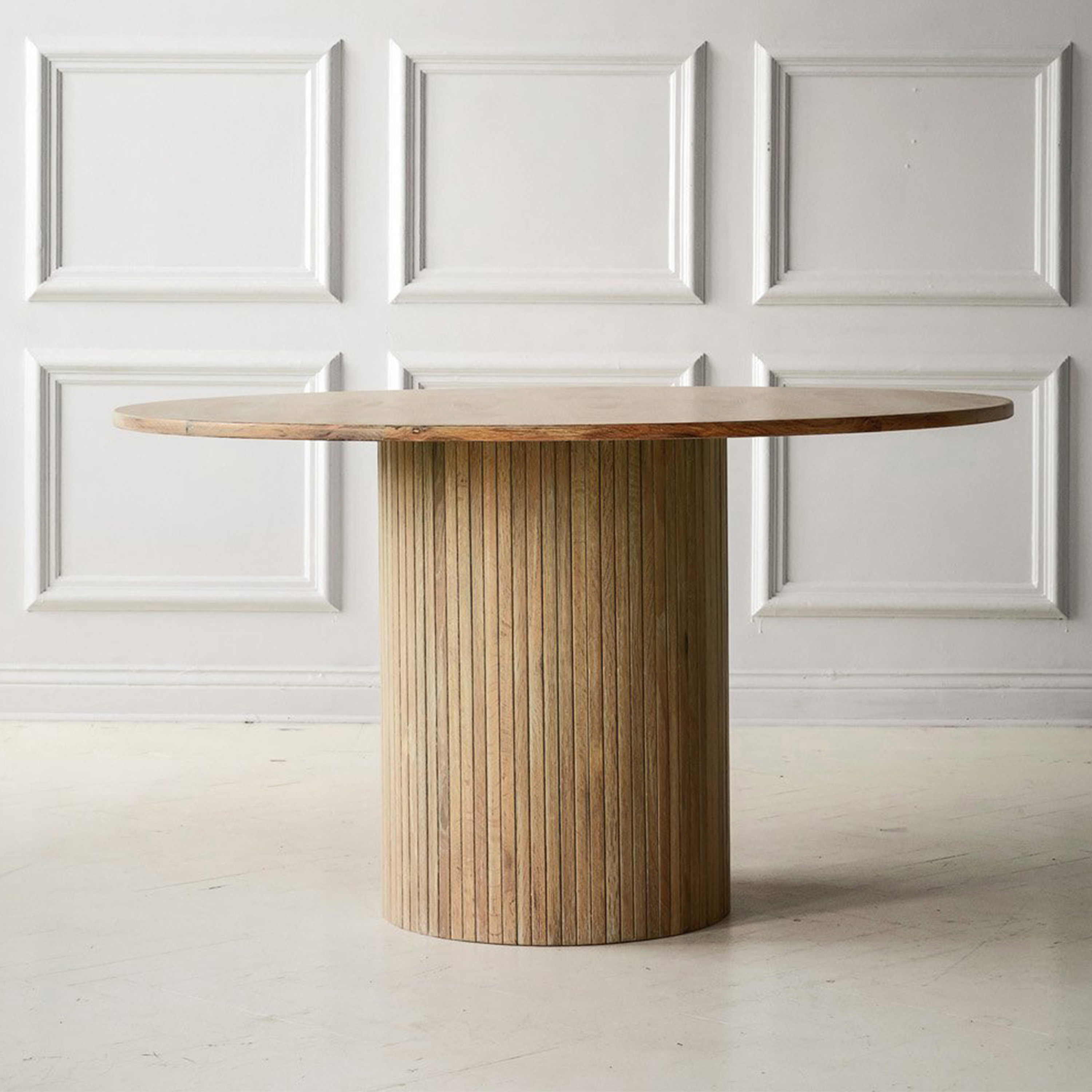 Sleepo Collection Adele Matbord Vitpigmenterad Ek Ø115