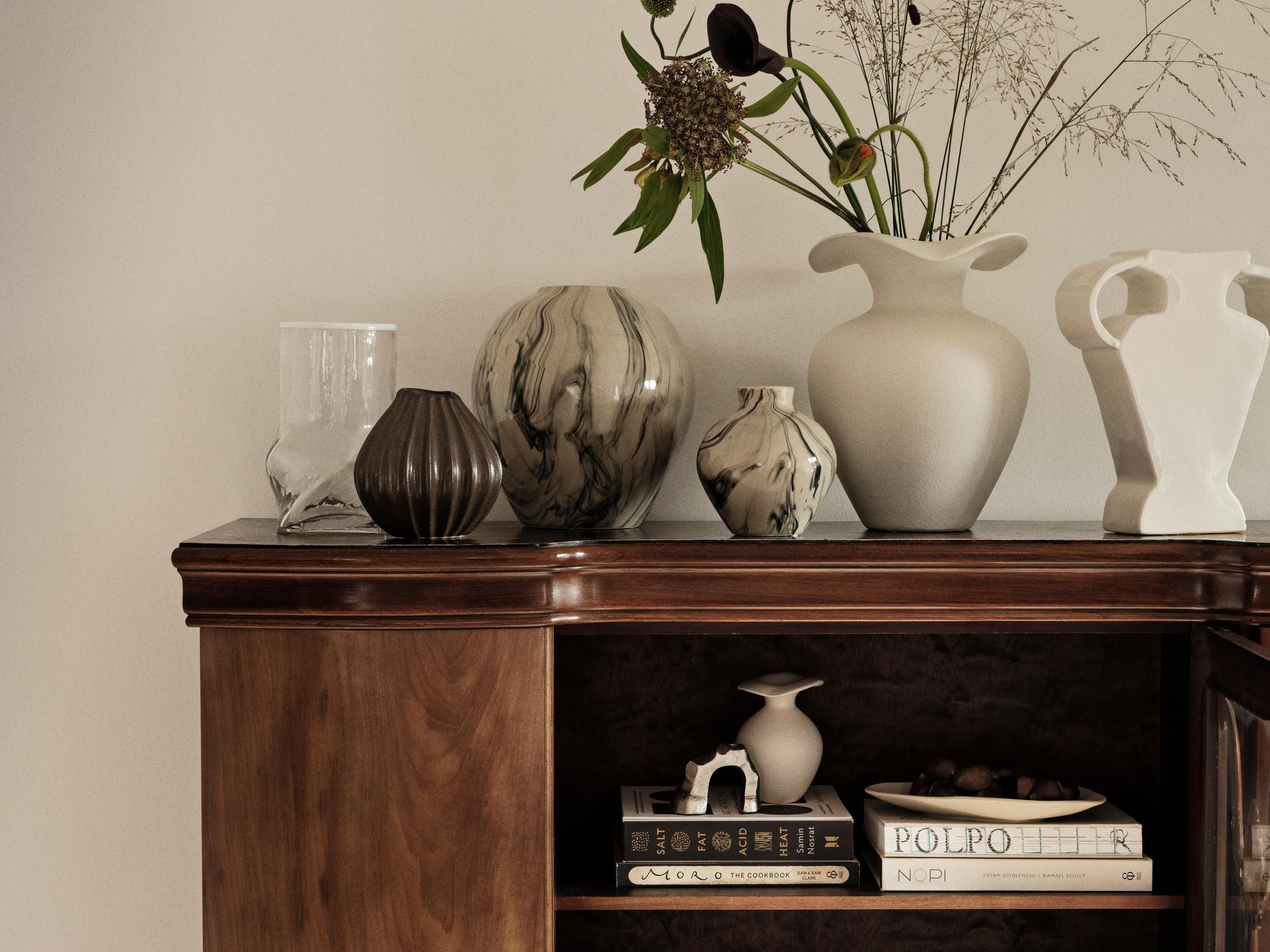 Broste Copenhagen Florentina Vase Off White M