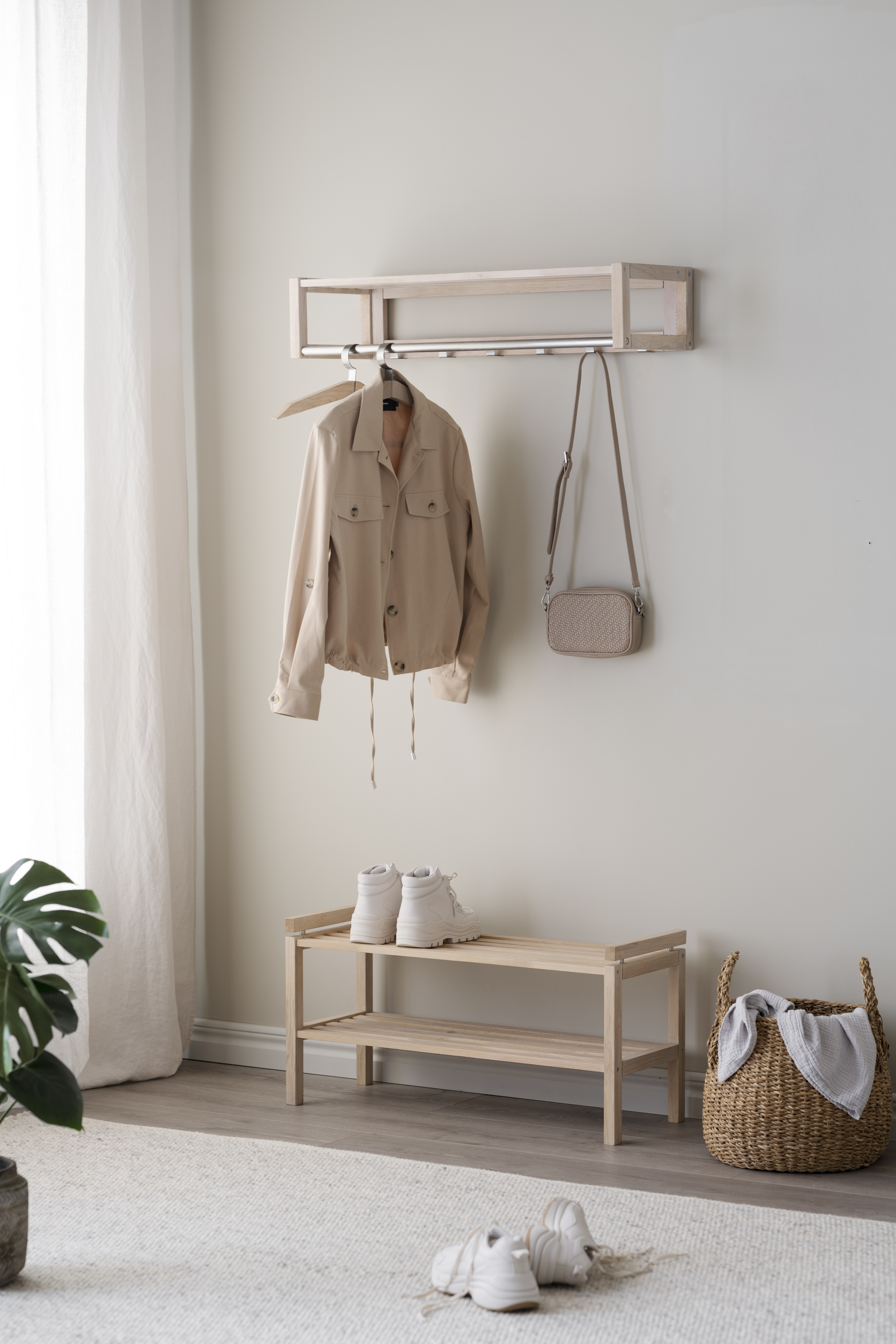 Rowico Home Confetti Skohylla Vitpigmenterad 80cm