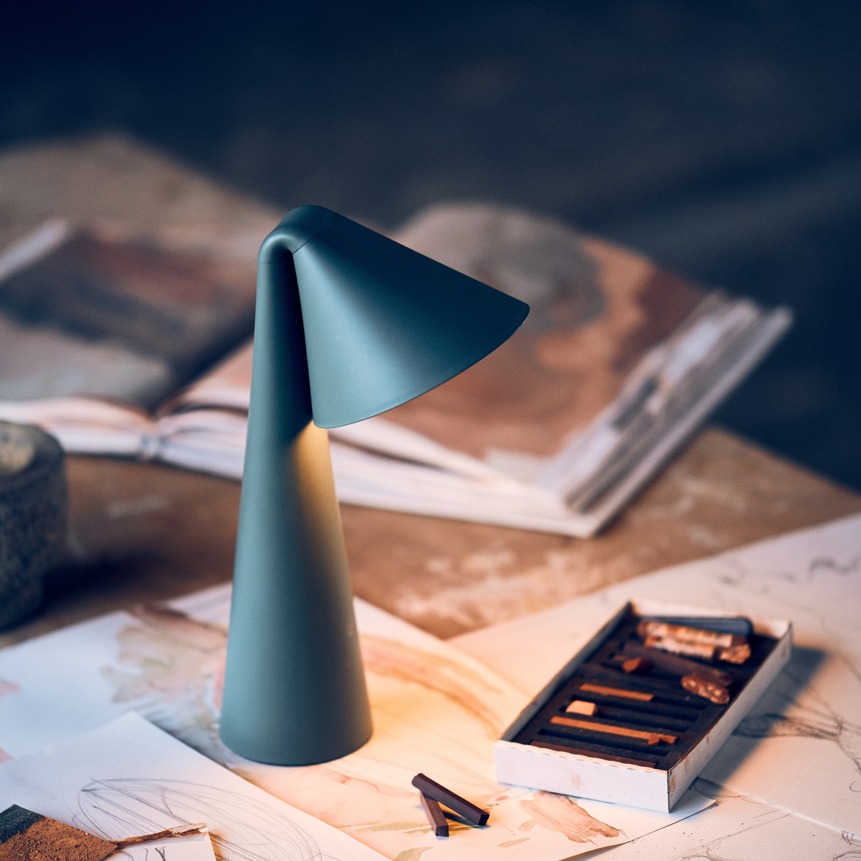 Frandsen Ami Por Tischlampe Sage Green 31cm