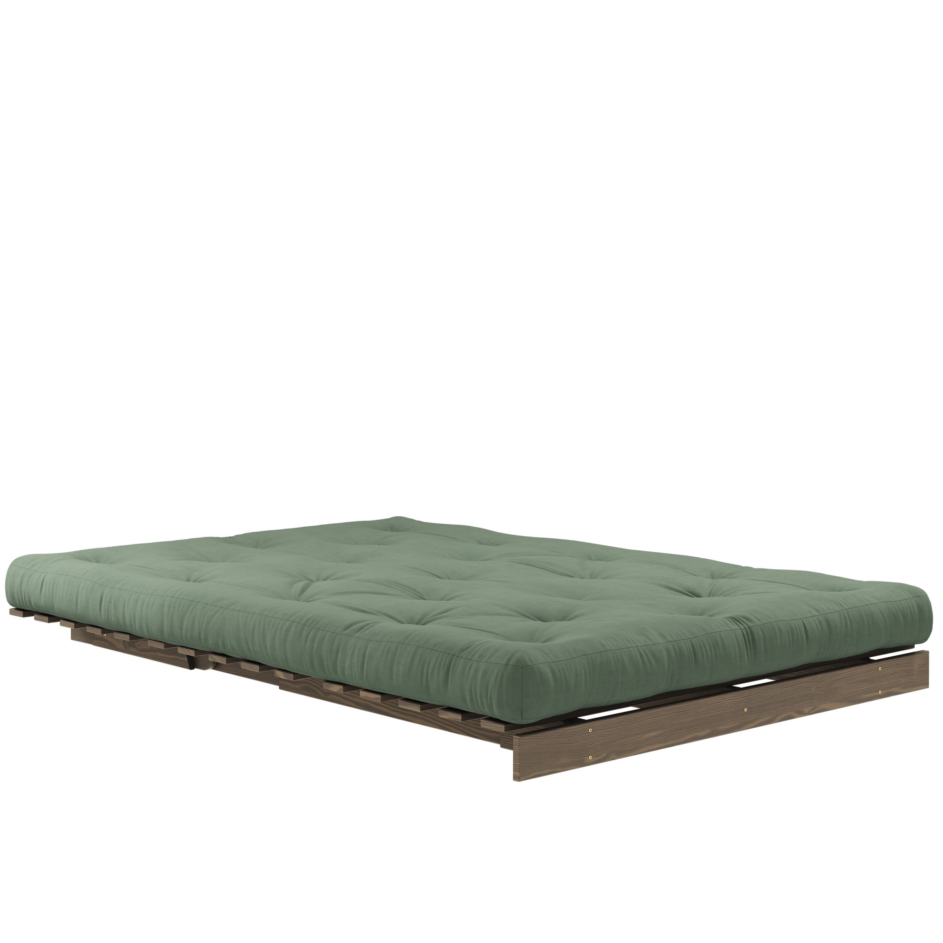 Karup Design Roots Vuodesohva Ruskea/Olive Green 140cm
