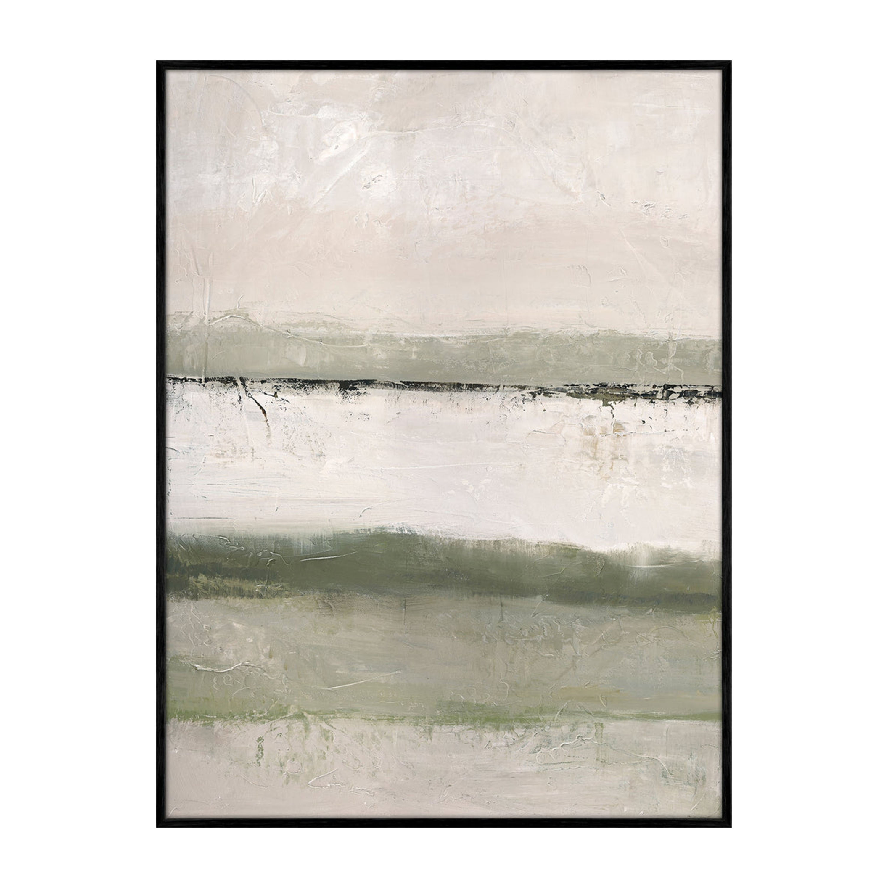 Malerifabrikken - Outlandish Taulu Musta Kehys 90x120 Valkoinen - Taulut