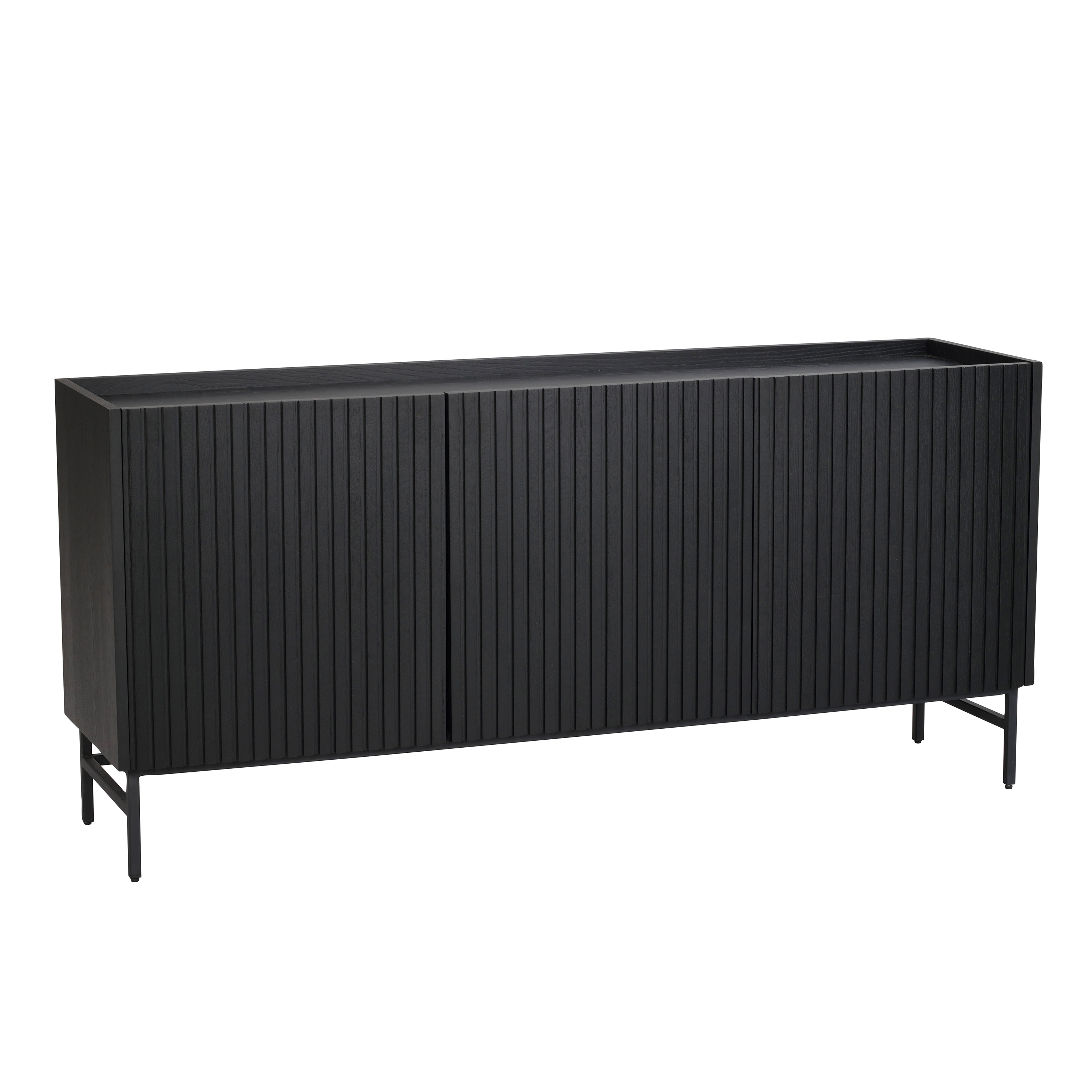 Halifax Sideboard Schwarz 160cm