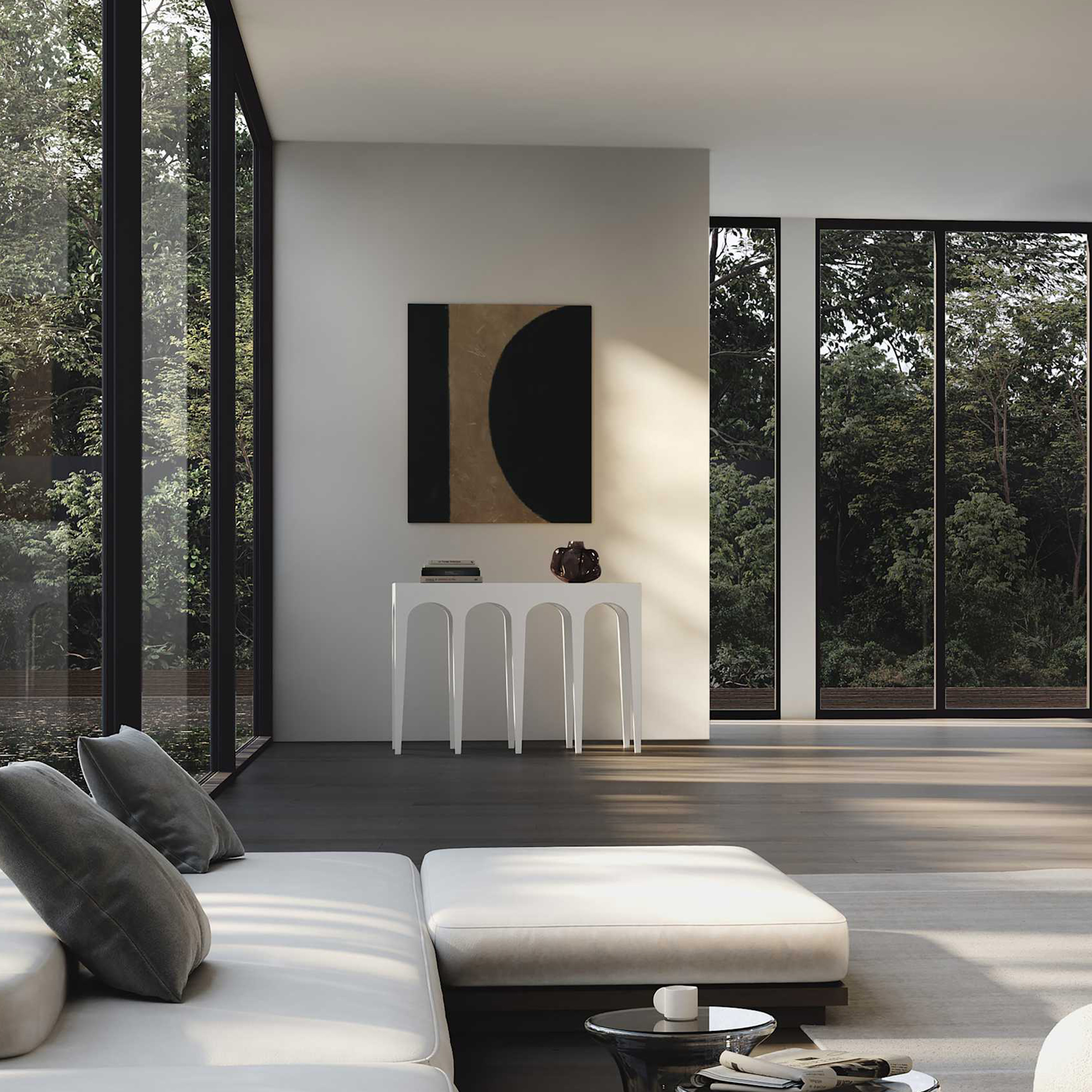 101 Copenhagen Bow Konsolipöytä Birch Big 114cm