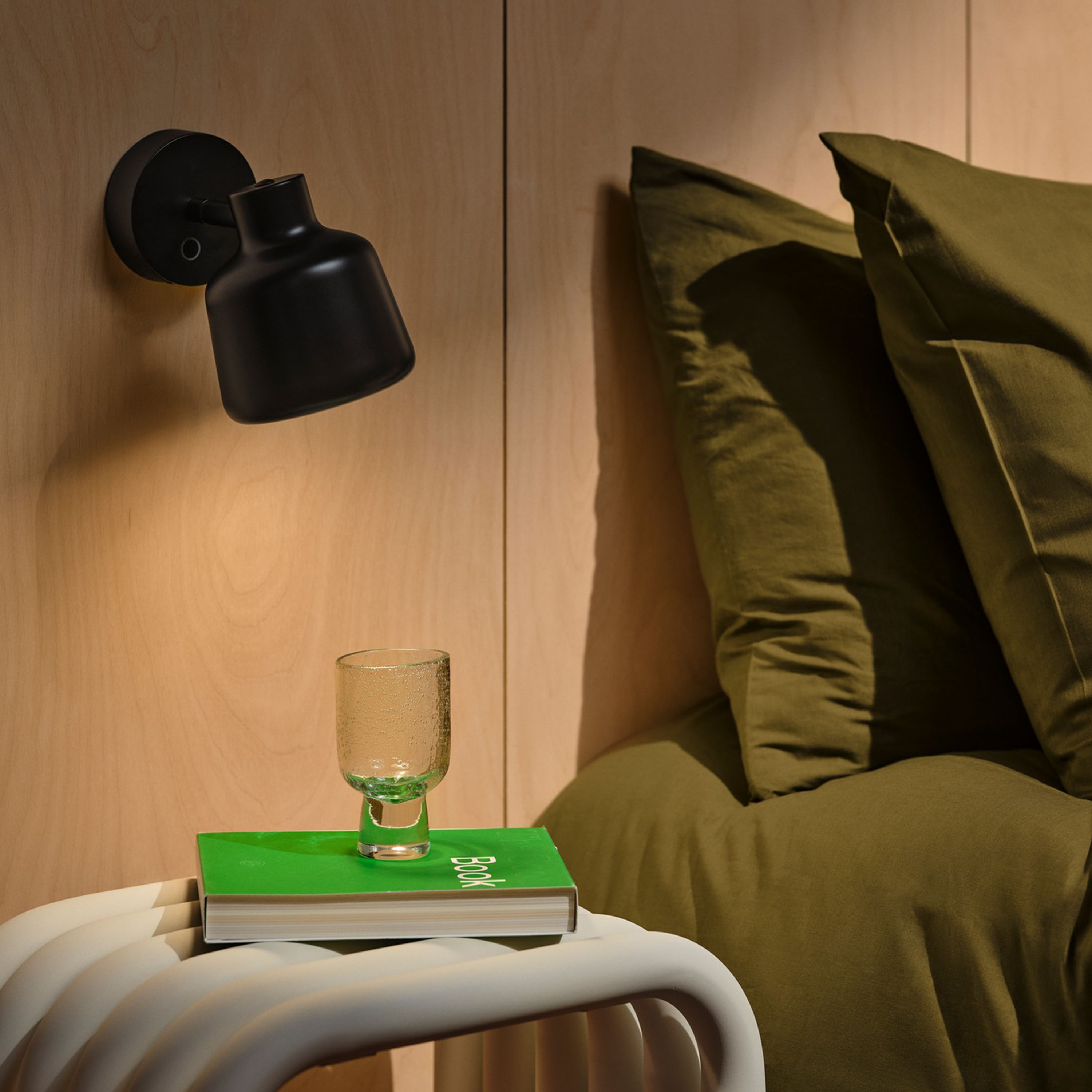 Nordlux Louella Vegglampe Svart 16cm