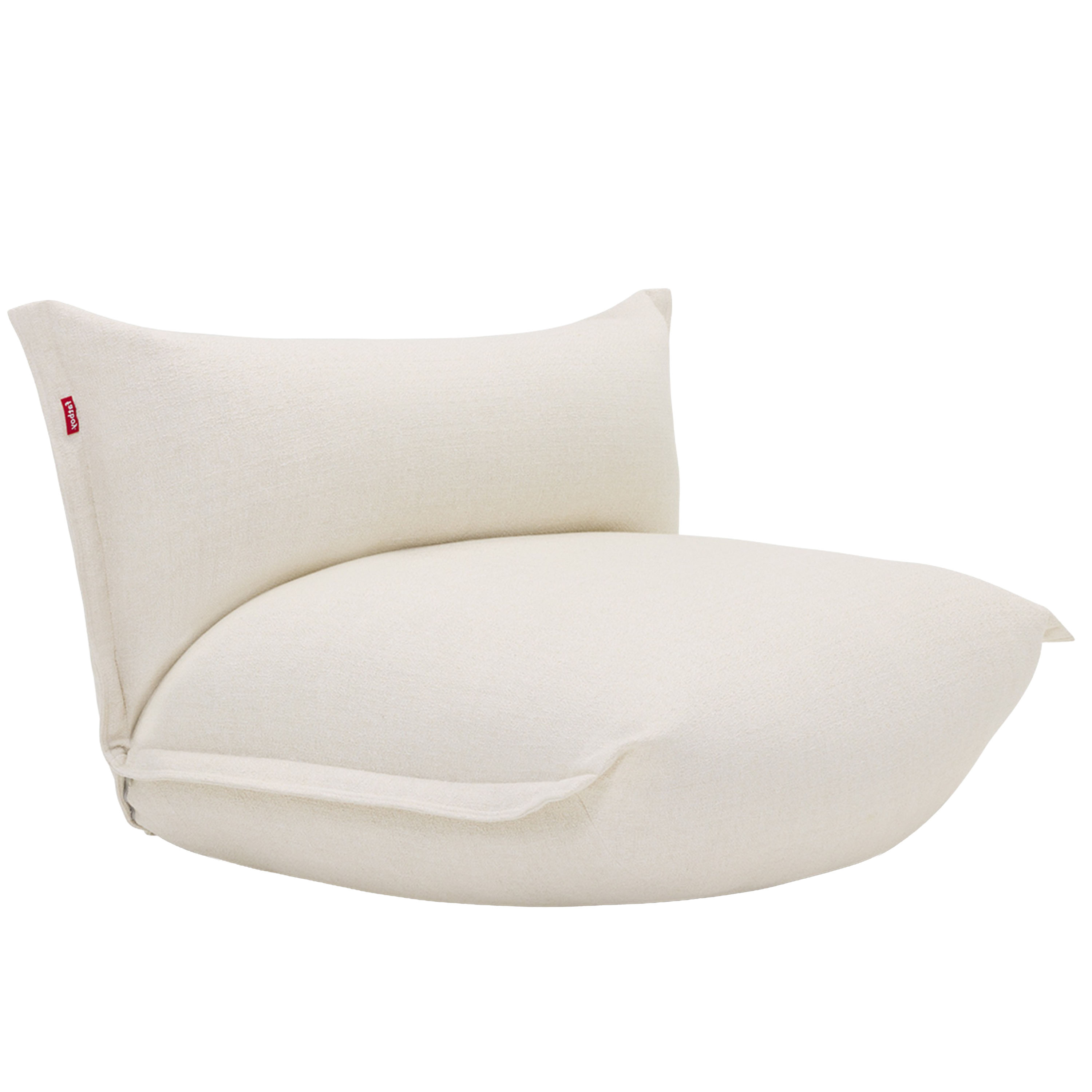 The BonBaron Slim Recycled Bouclé Lenestol Krem