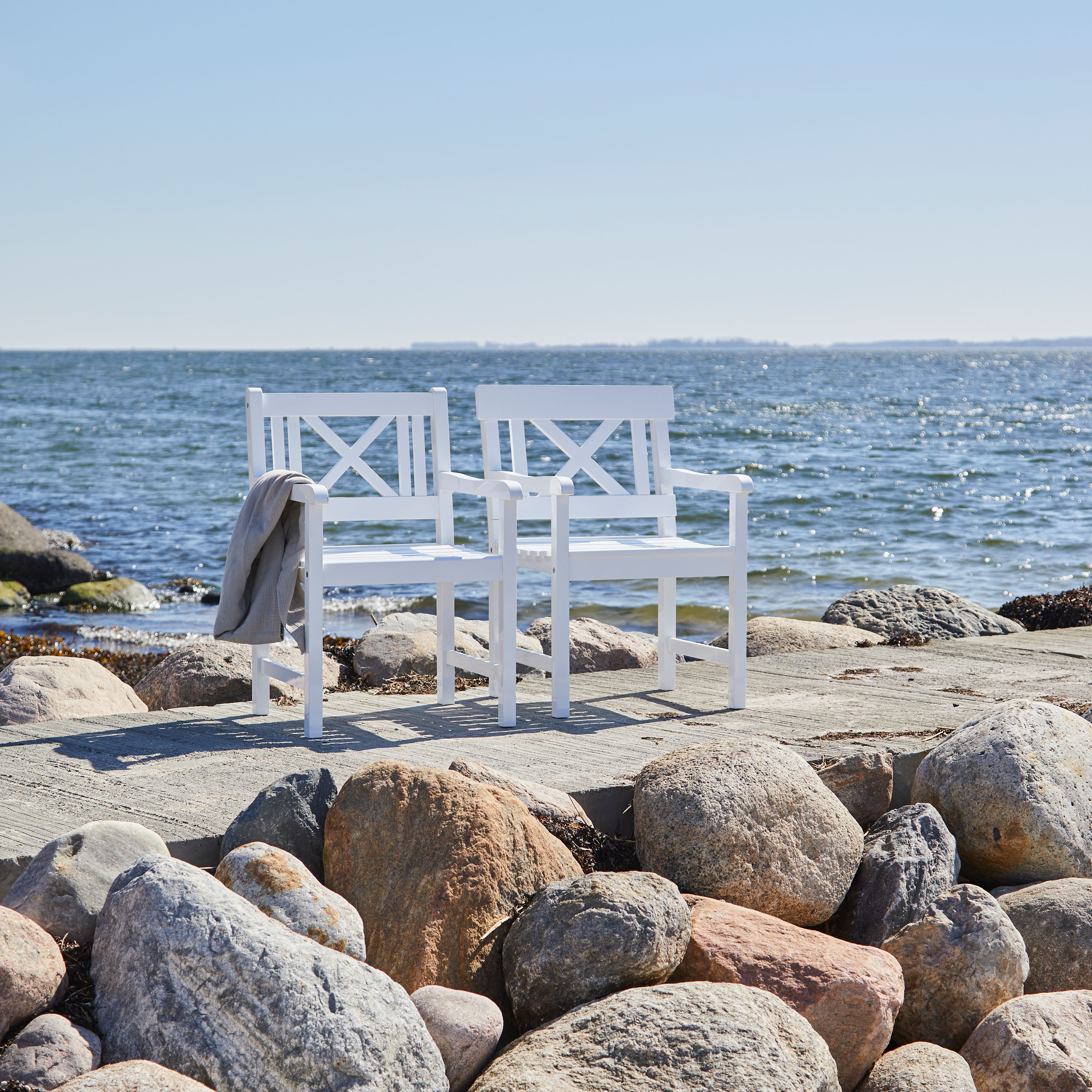 Cinas Rosenborg lenestol White