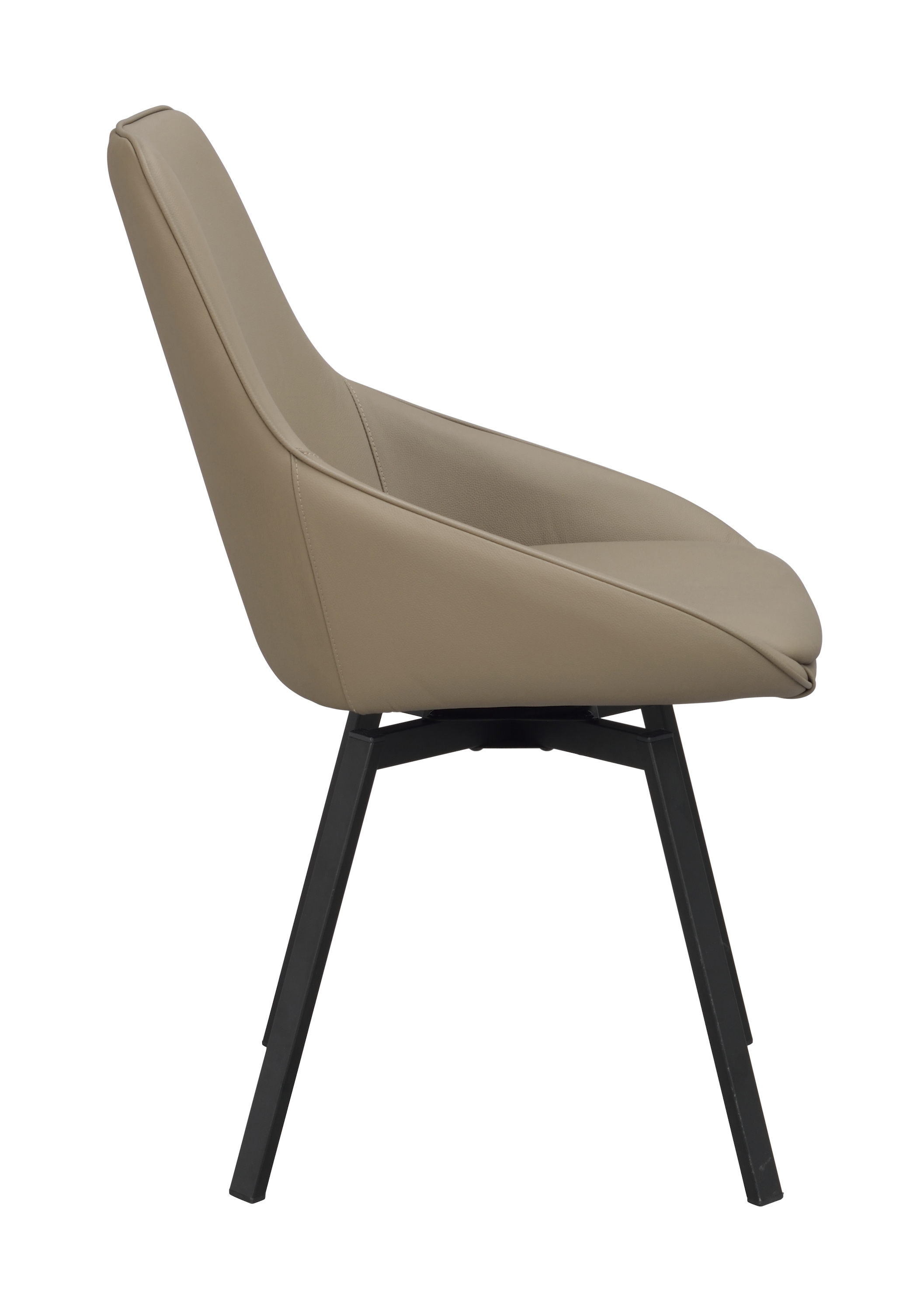 Rowico Home Alison Matstol Beige Läder/Svart