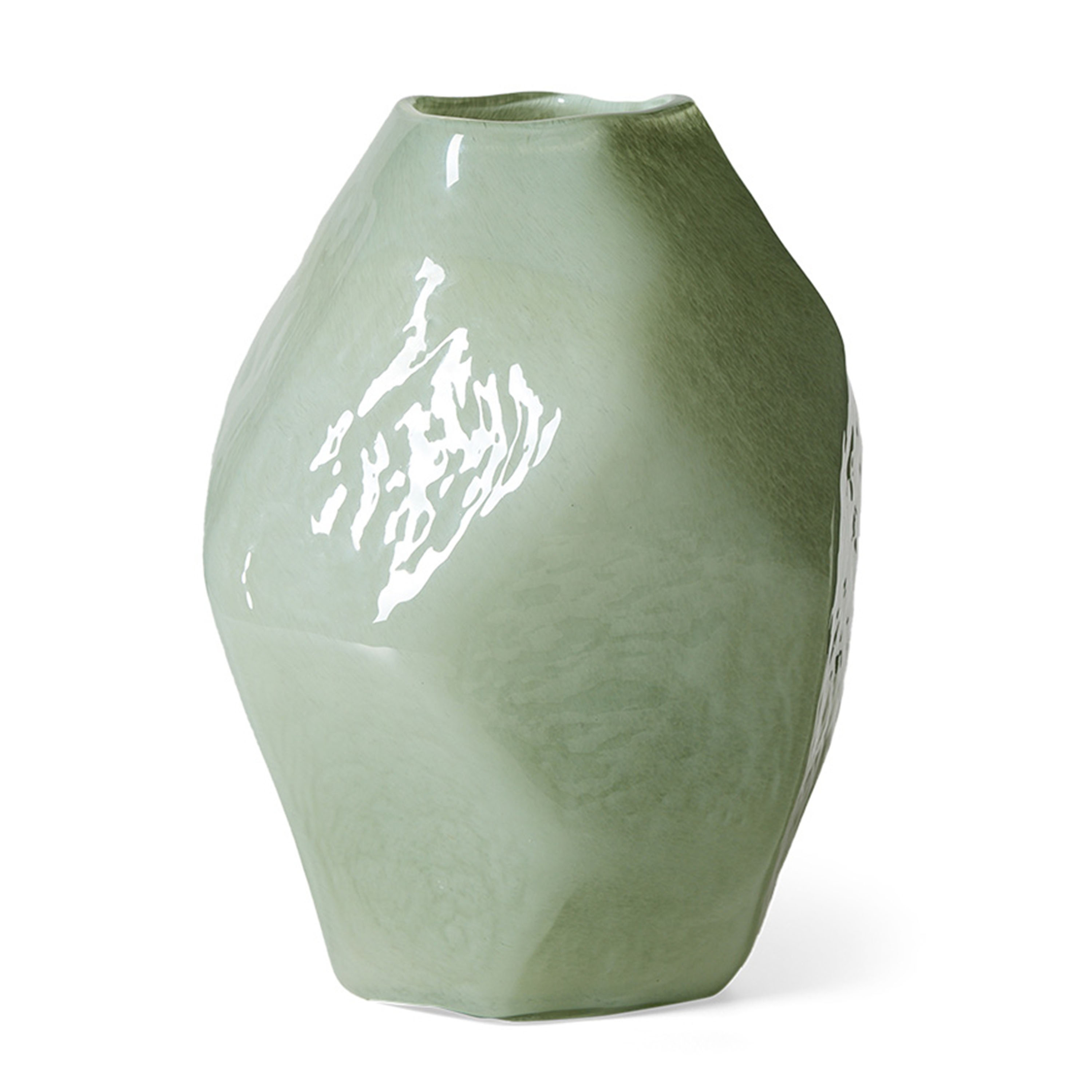 Gemstone Vas Jade 34cm
