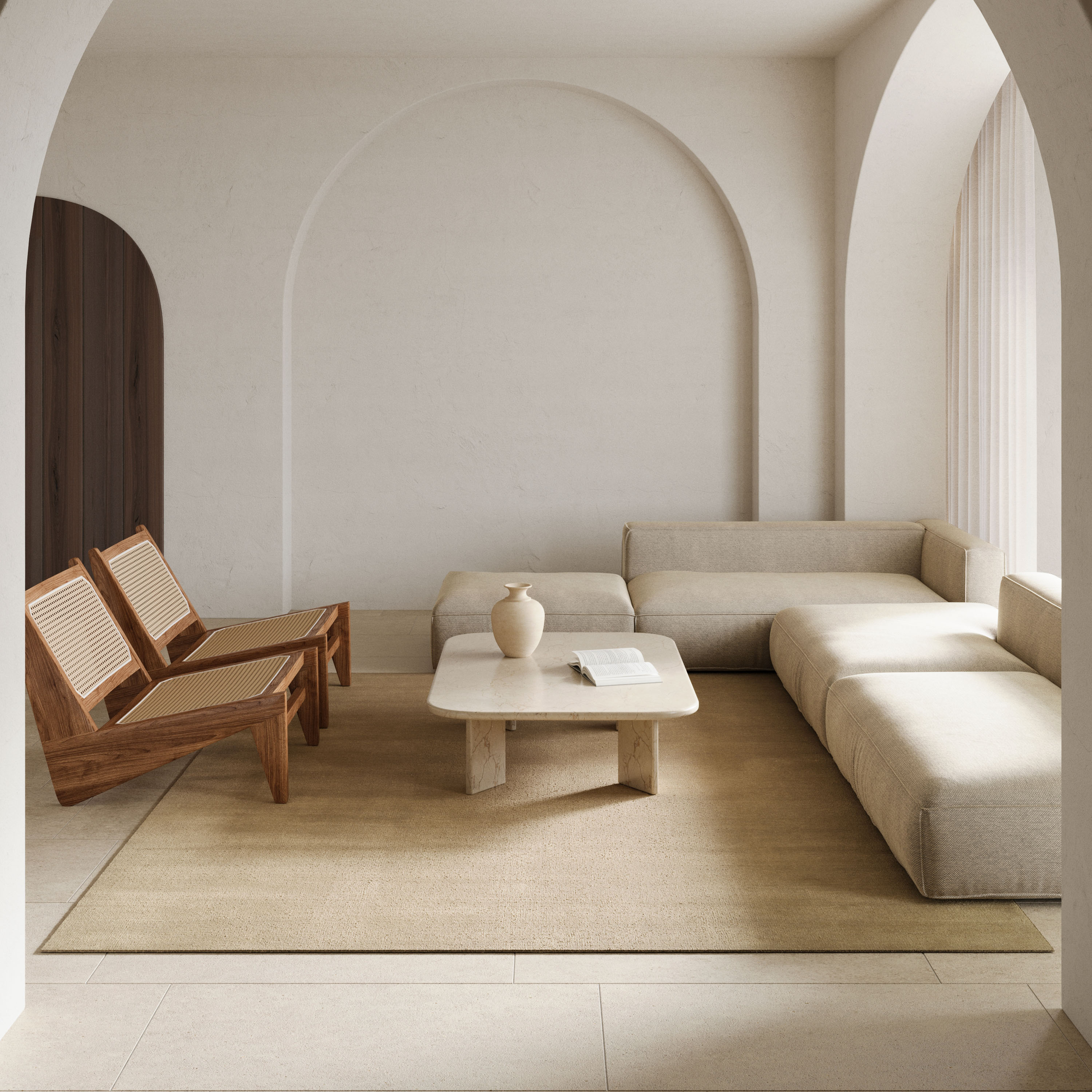 Classic Collection Solid Villamatto Vehnä 250x350