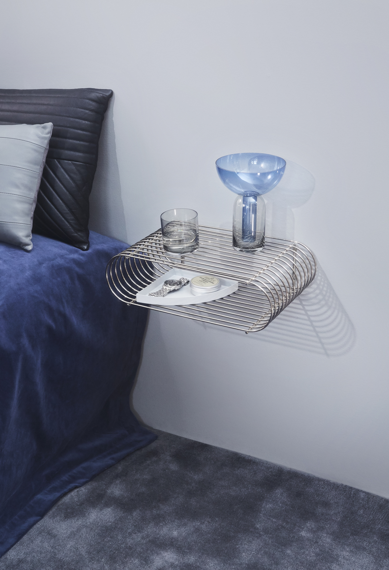 AYTM Curva Vegghylle Sølv 40cm