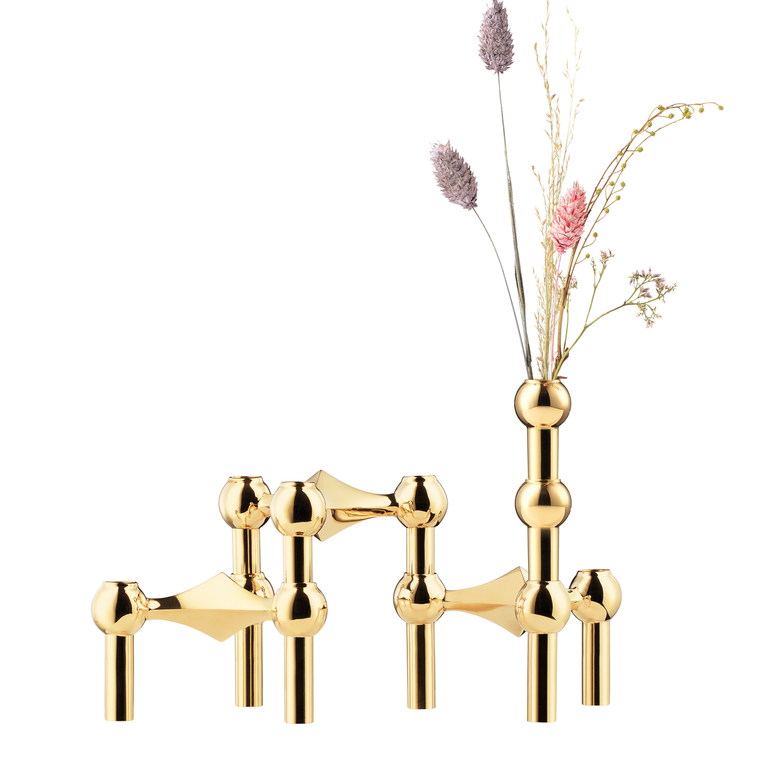 Stoff STOFF Nagel Vase Massiv Messing