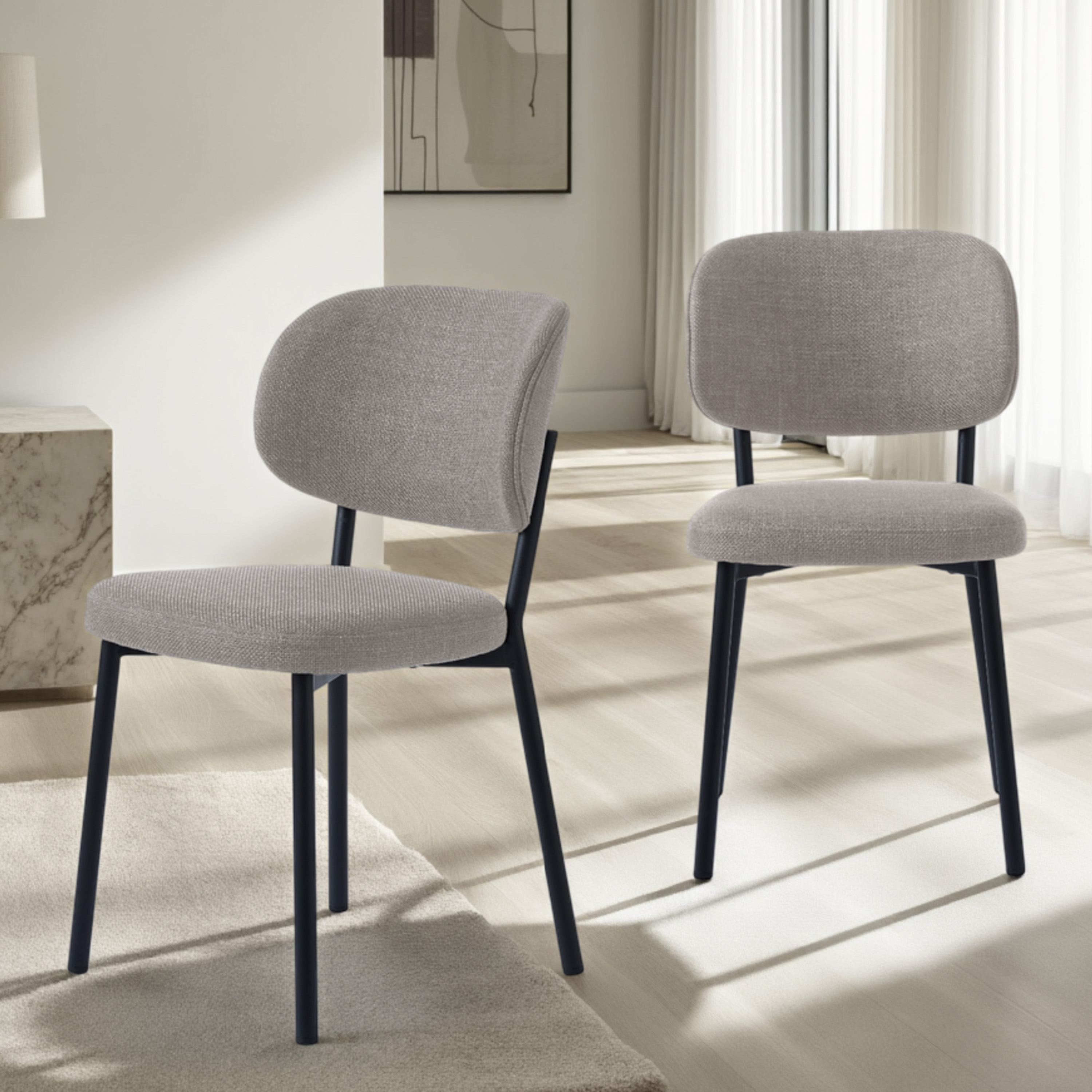 Nordic Home Saide Esszimmerstuhl Sand