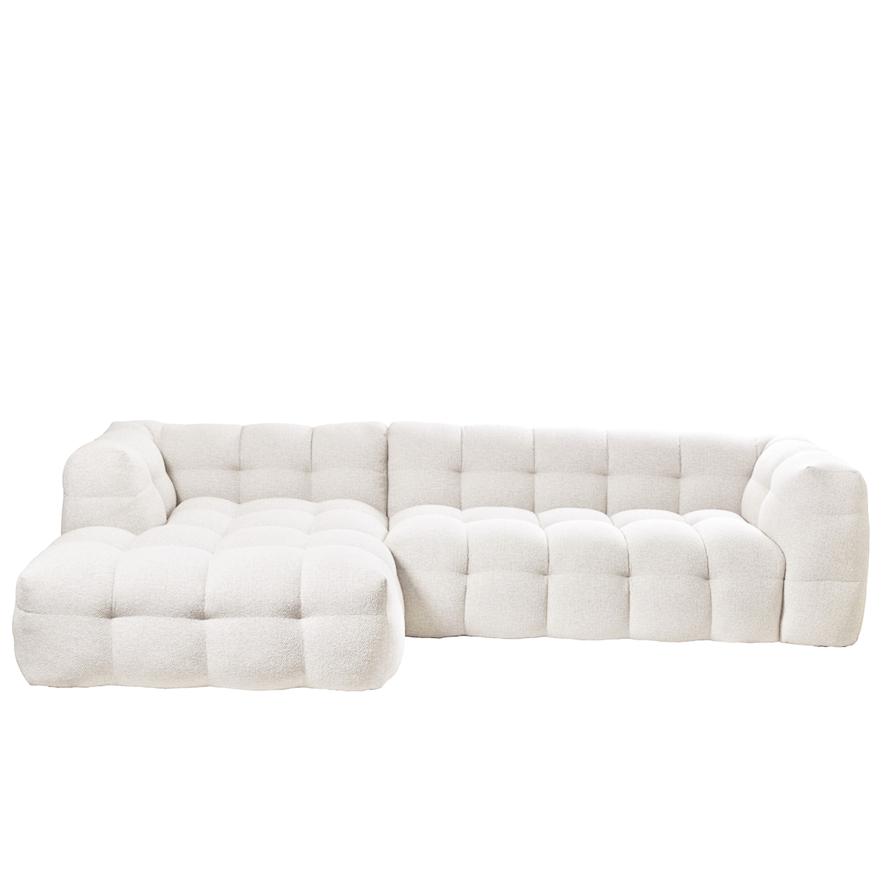 Billie Divansofa Links Ivory Bouclé
