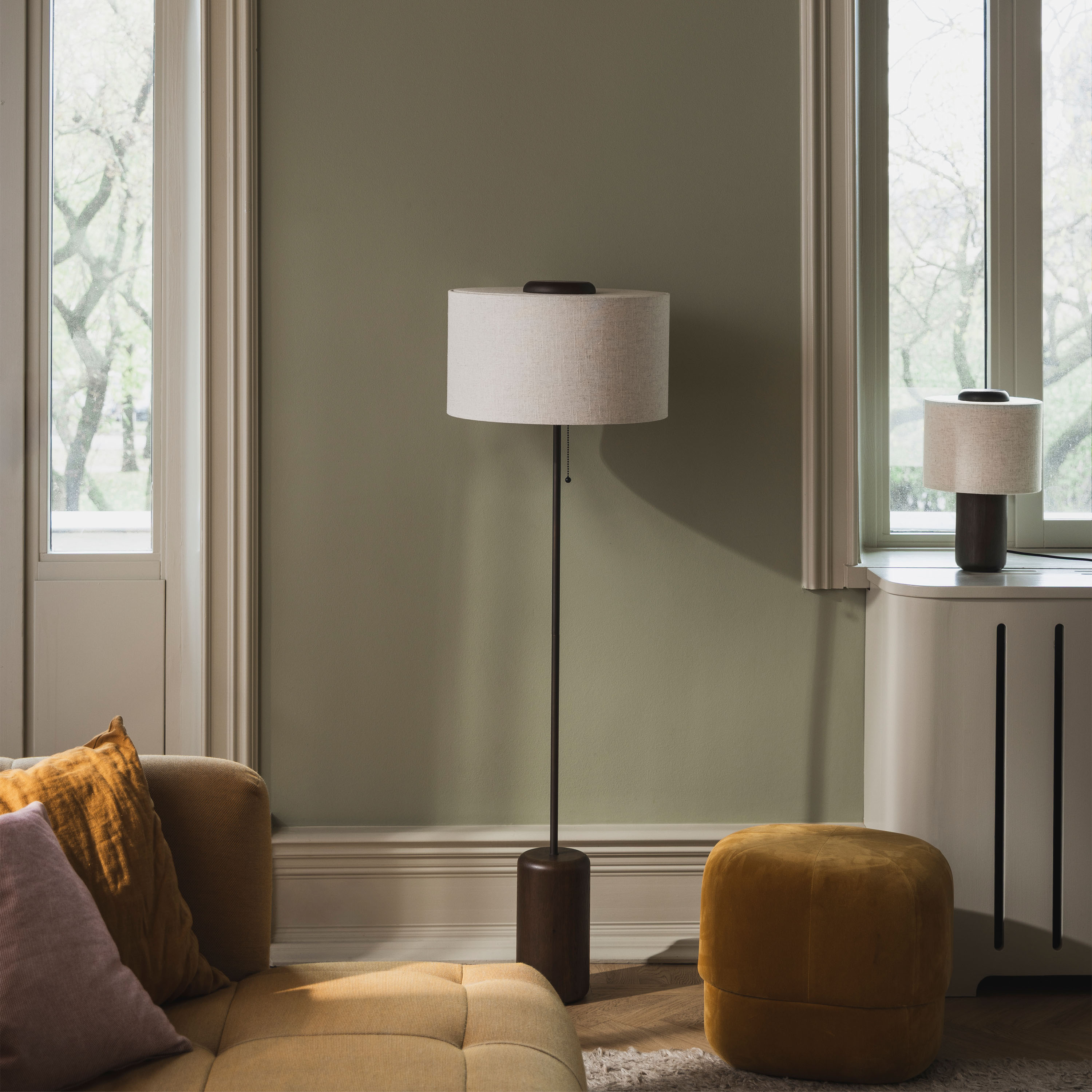 Globen Lighting Bosco Bordslampa Brunbetsad Ek 25cm