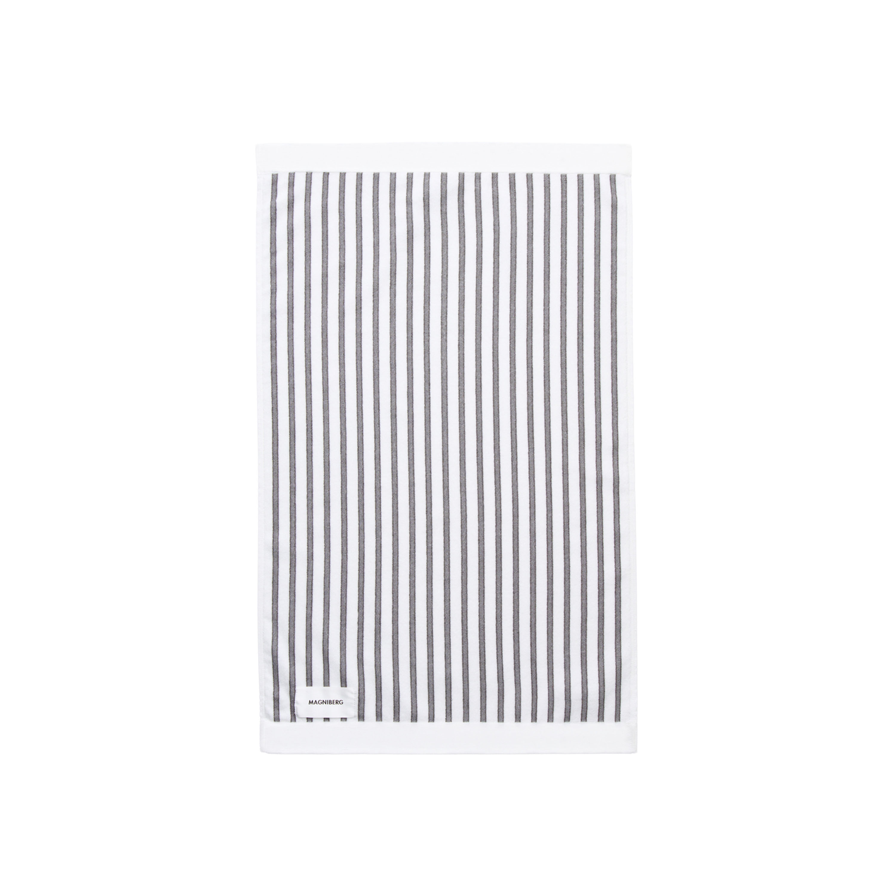 Wall Street Håndkle Stripe Grey 50x80
