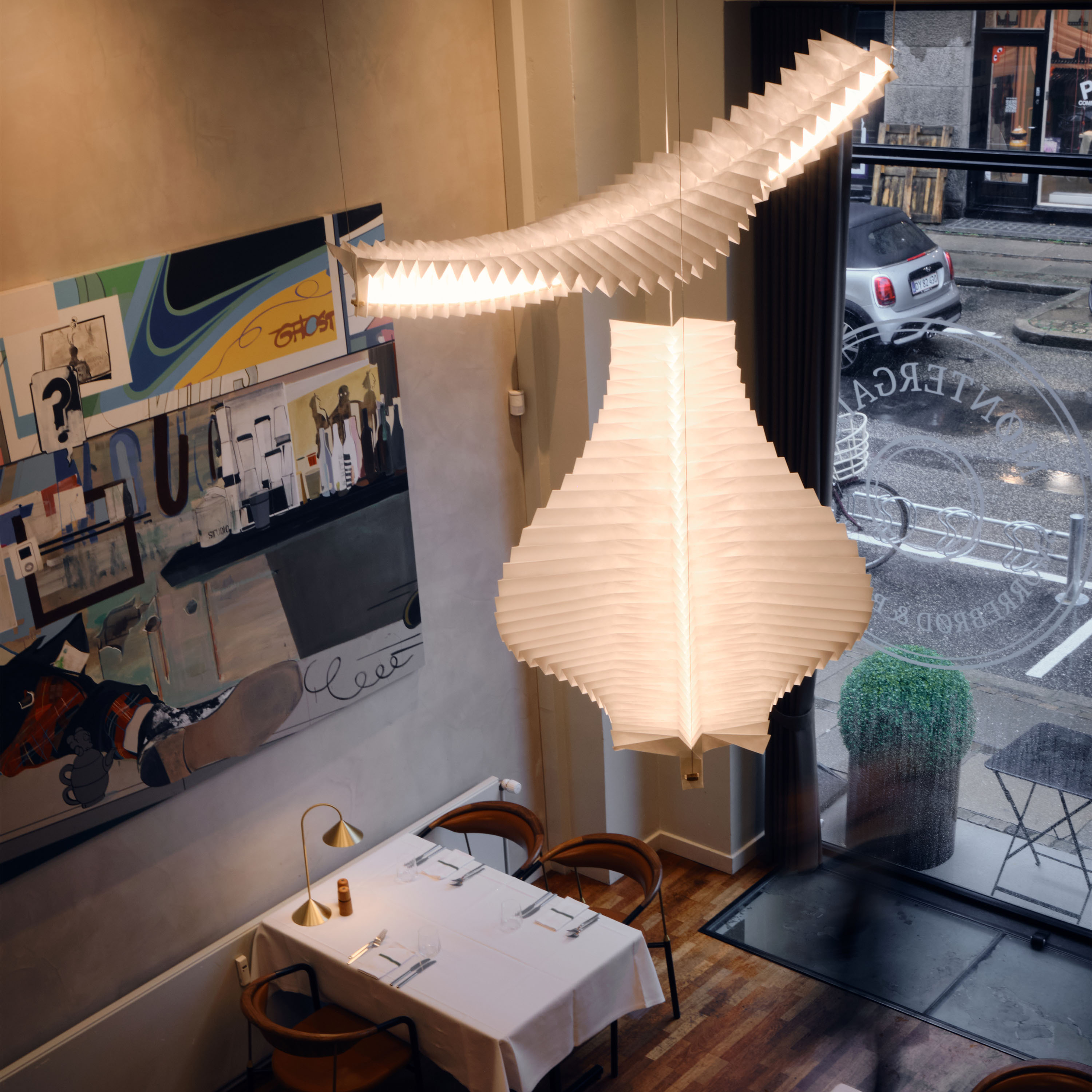 Frandsen Sora Deckenleuchte Massives Messing/Weiß