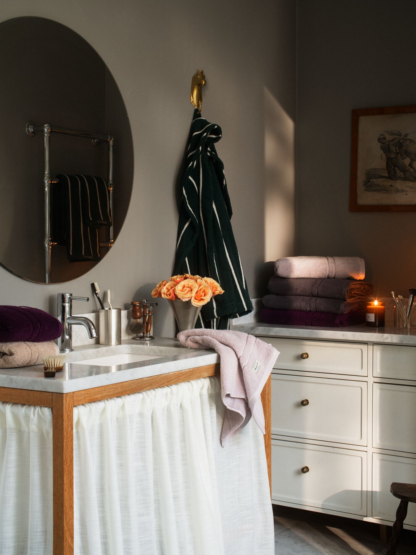 GANT Home Organic Premium Terry Håndkle Mild Lilla 30x50