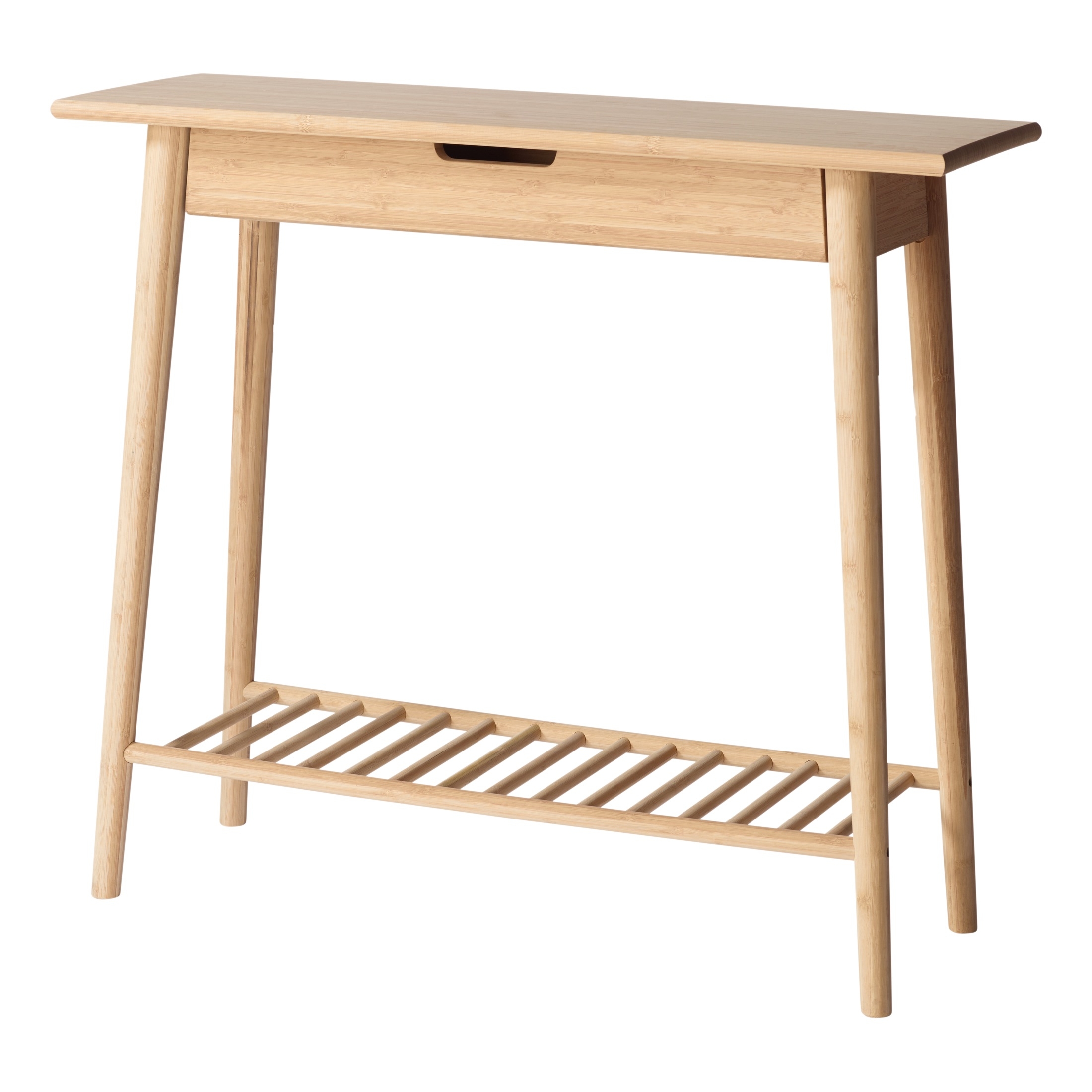 Cinas - Noble Avlastningsbord Bambu 90cm - Svart