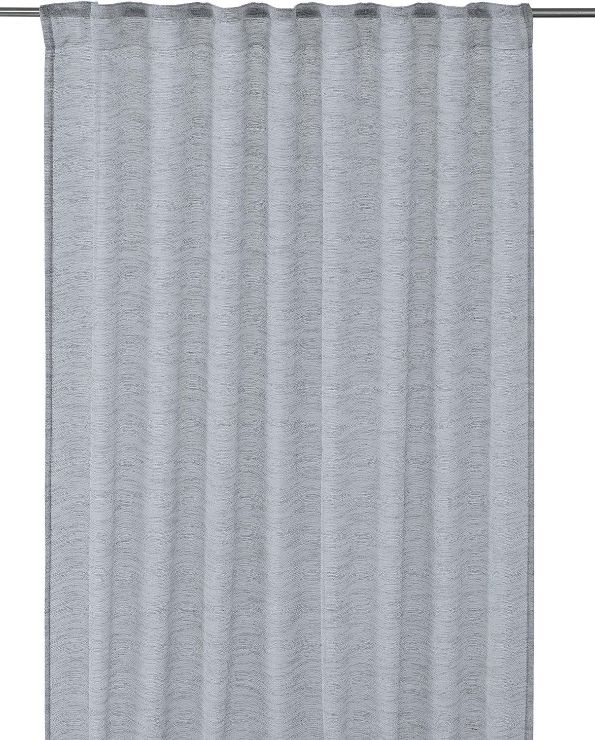 Evely Gardinlängd Grå 280cm 2-pack