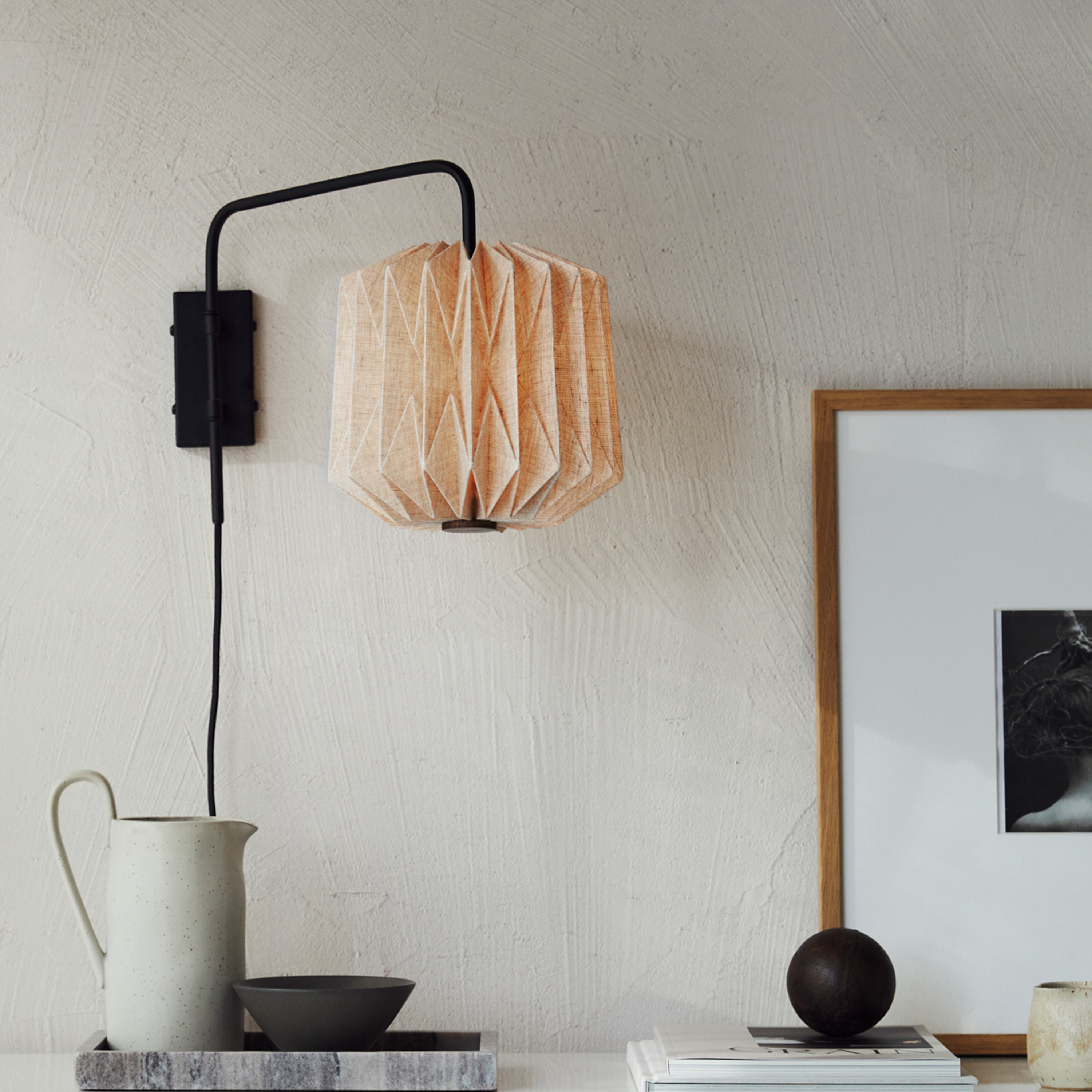 Watt &amp; Veke Alba Vegglampe Natural