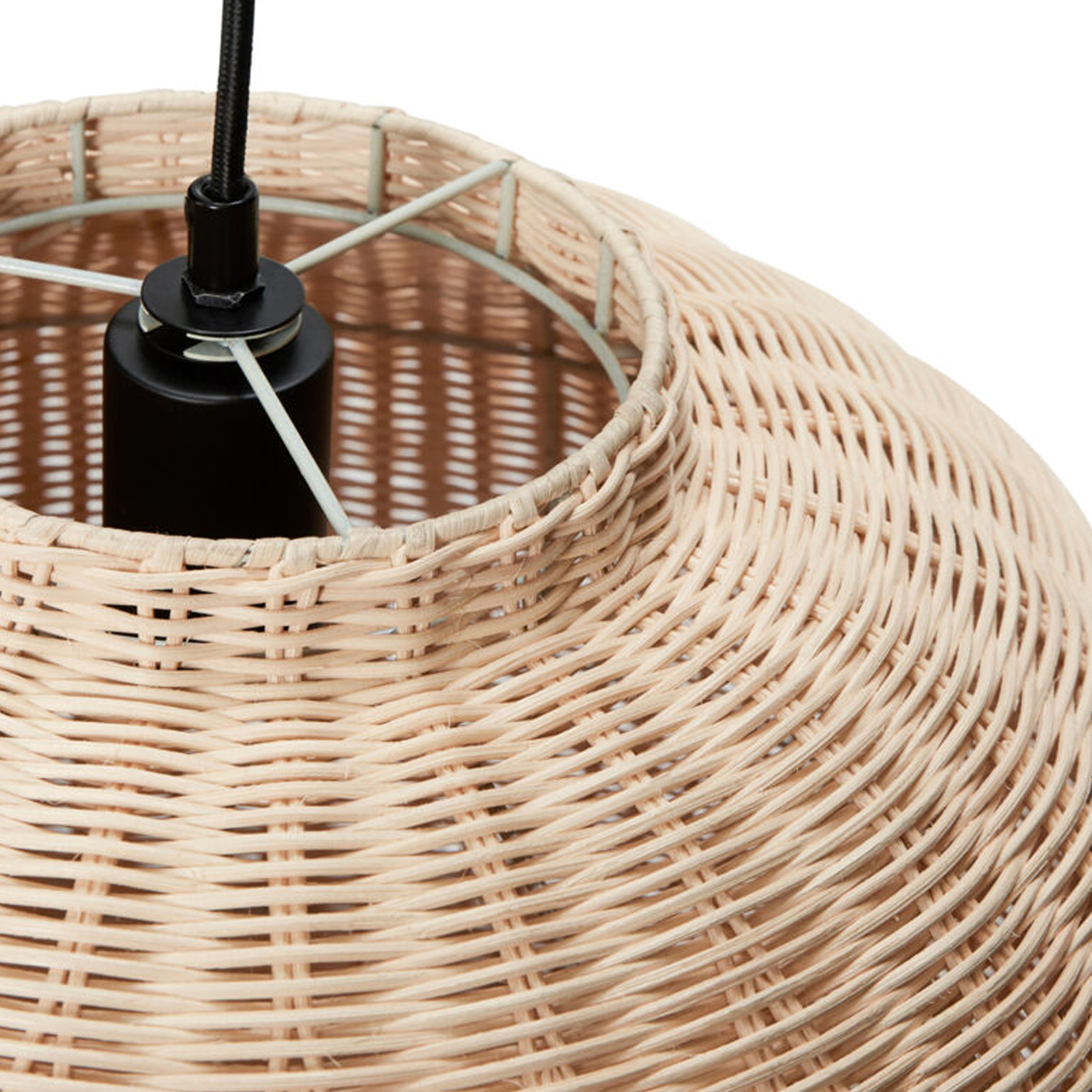 Hübsch Chand Round Taklampa Natur