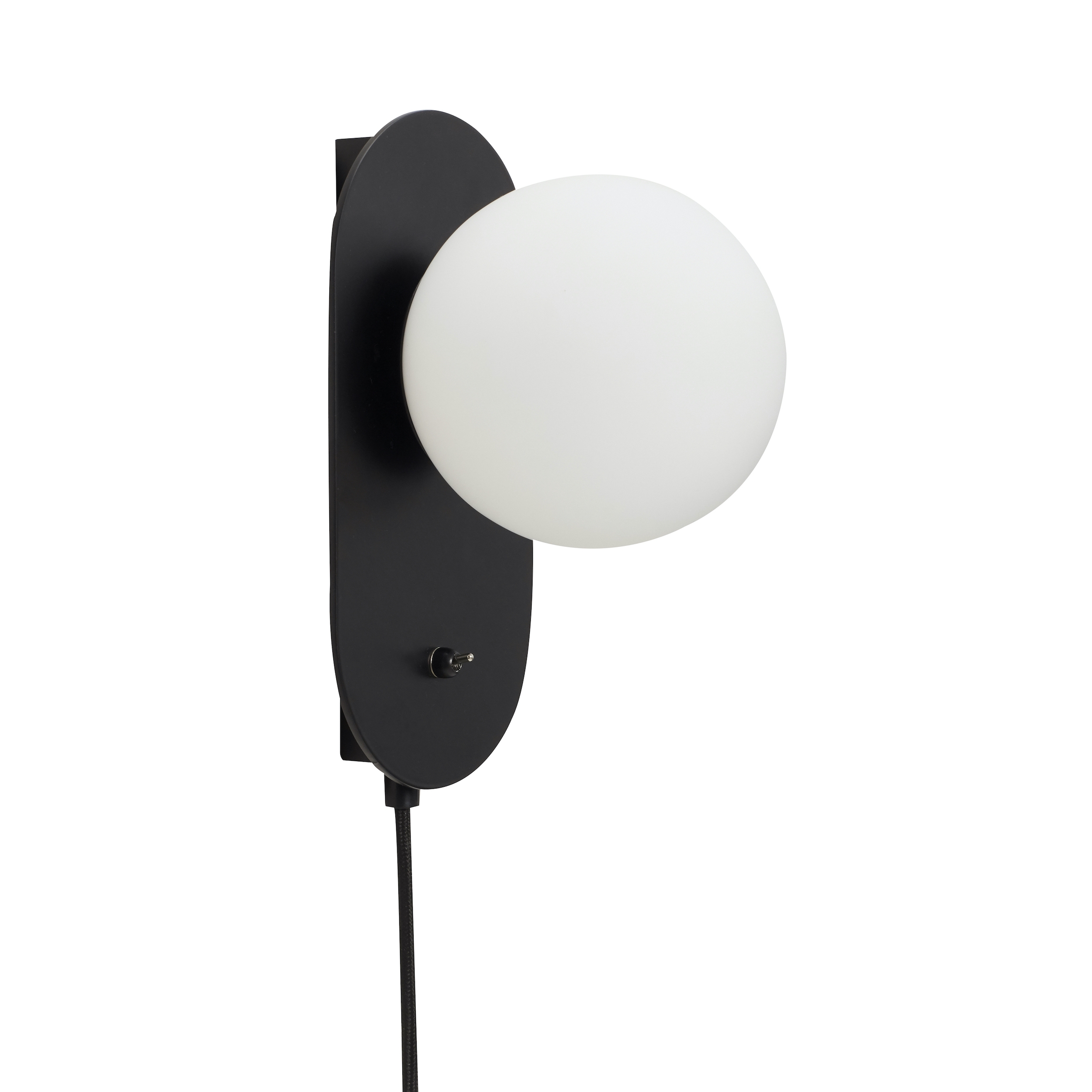 Hübsch - Moon Vägglampa 24cm - Svart